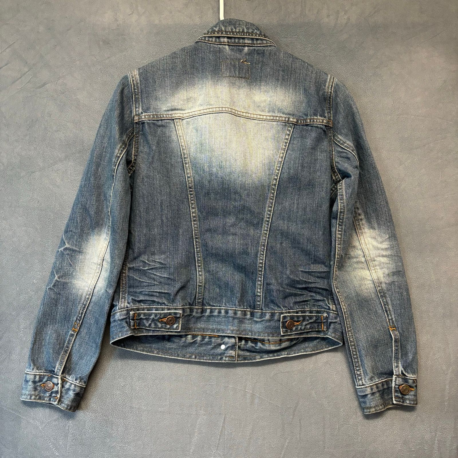 Massimo Dutti Massimo Dutti Denim Jacket Womens 40 Jean Y2K Trucker Jacket Size M / US 6-8 / IT 42-44 - 10 Thumbnail