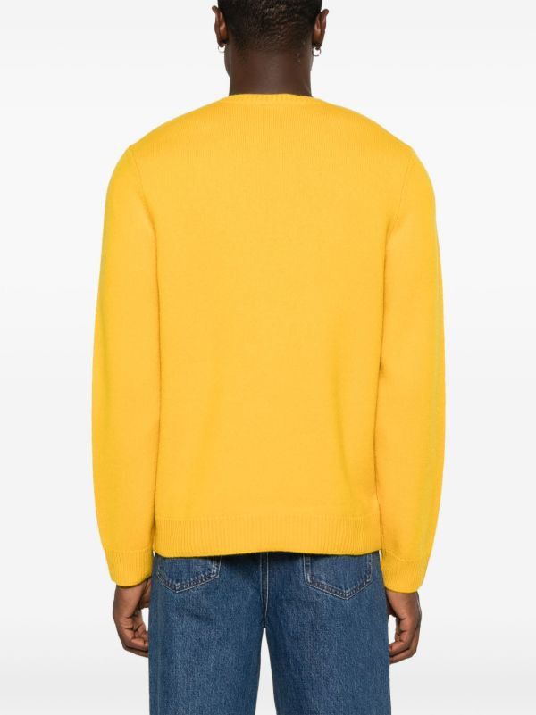A.P.C. A.P.C. PULL EDWARD JAUNE SWEATER SIZE XL NEW Size US XL / EU 56 / 4 - 4 Thumbnail