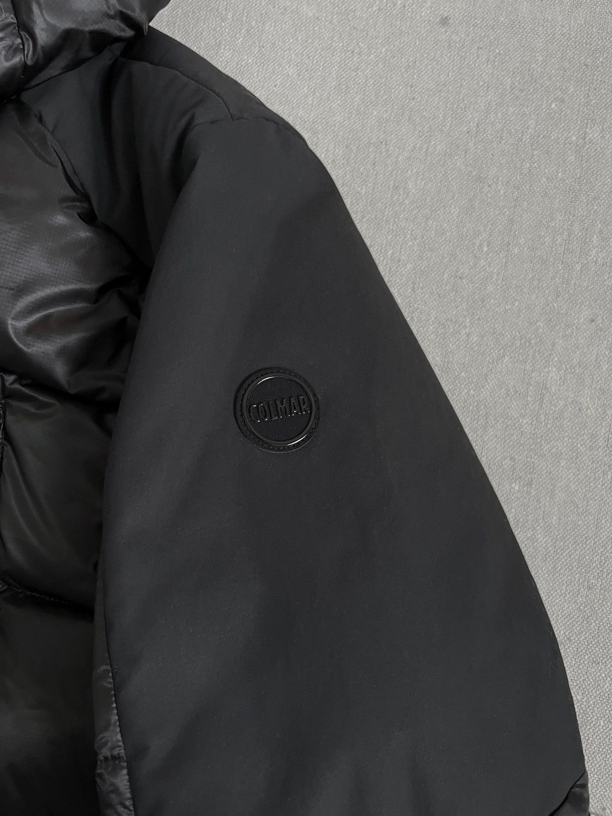 White Mountaineering Yosuke Aizawa Colmar Waxed Sleeve Down Puffer Size US L / EU 52-54 / 3 - 7 Thumbnail