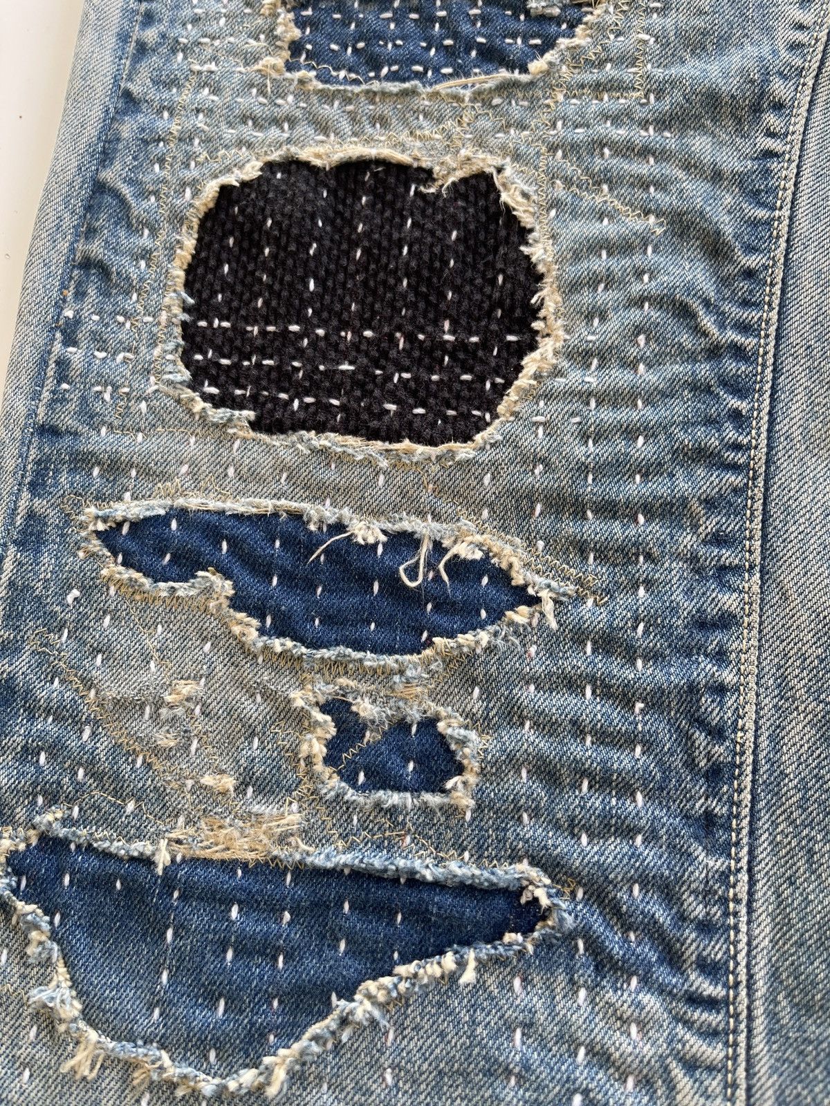 Blue Blue Japan Blue Blue Japan Sashiko Denim Size US 28 / EU 44 - 15 Thumbnail