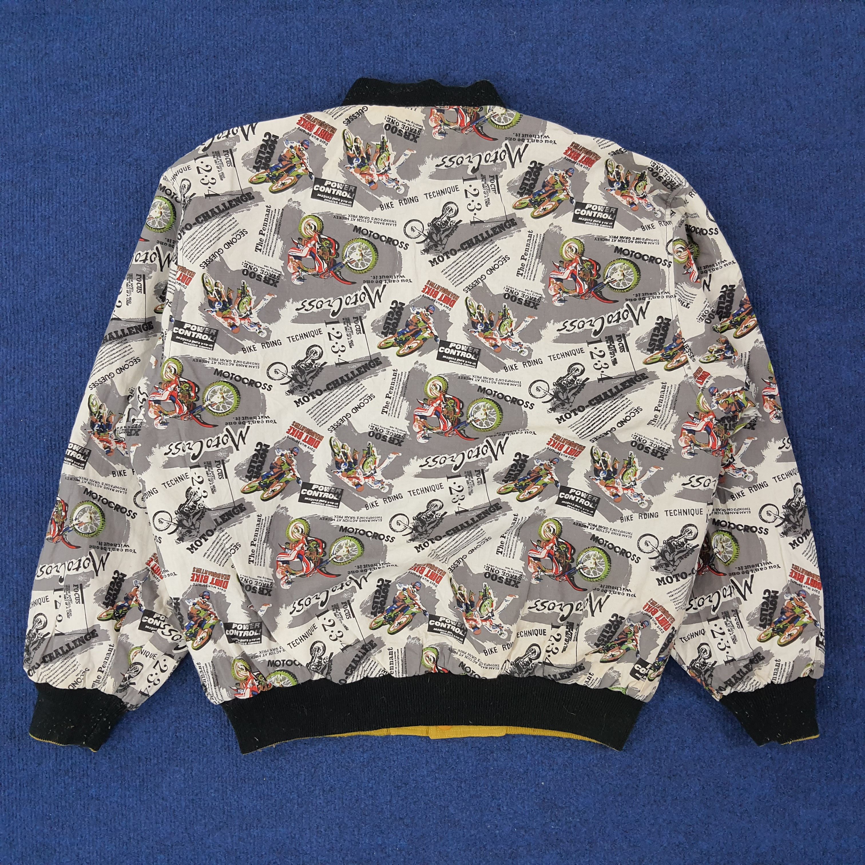 Japanese Brand Vintage Motor Cross Reversible Custom Honda Sports C247N6 Size US M / EU 48-50 / 2 - 3 Thumbnail