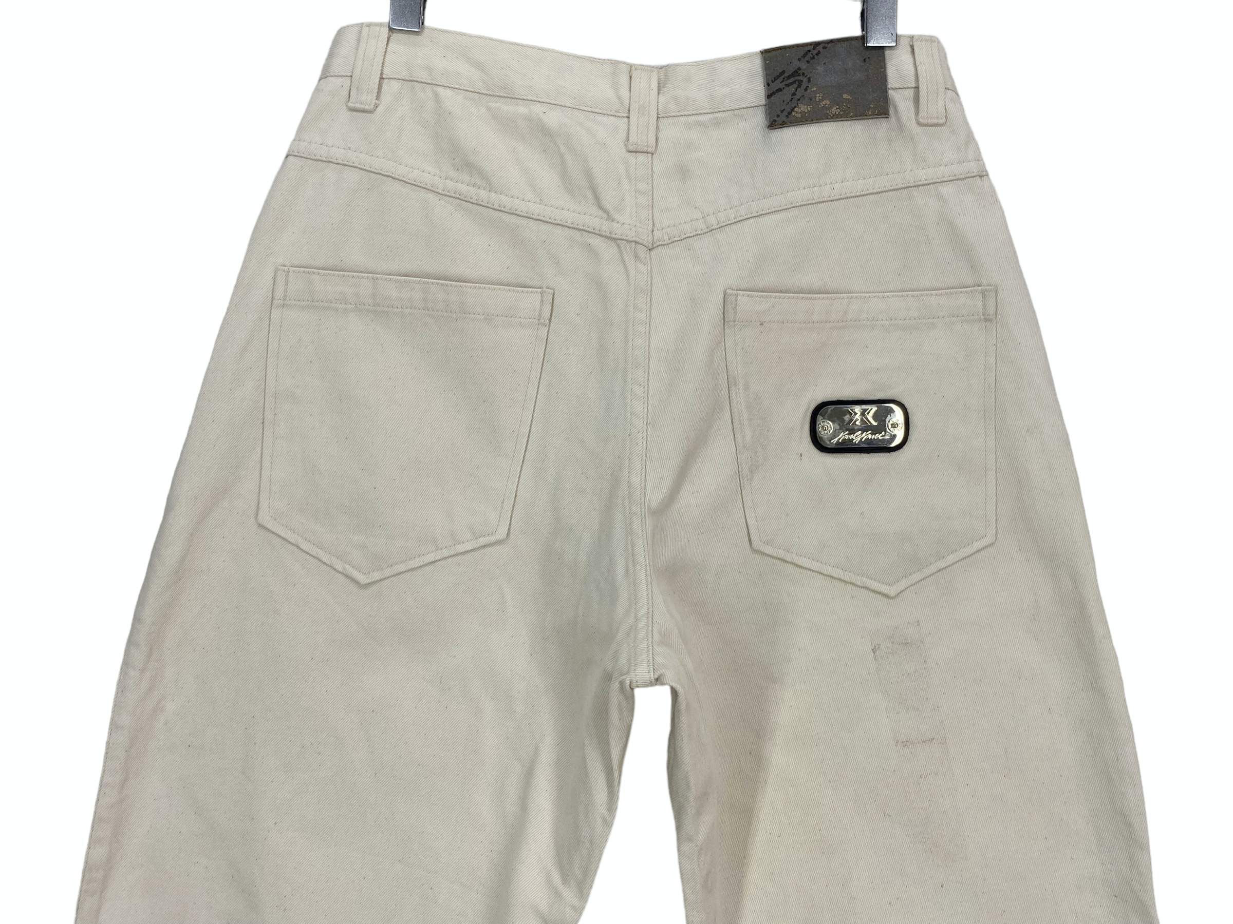 Karl Kani × Vintage Baggy Jeans Hip Hop Skate Relaxed Embroidered Embellished Size US 32 / EU 48 - 6 Thumbnail