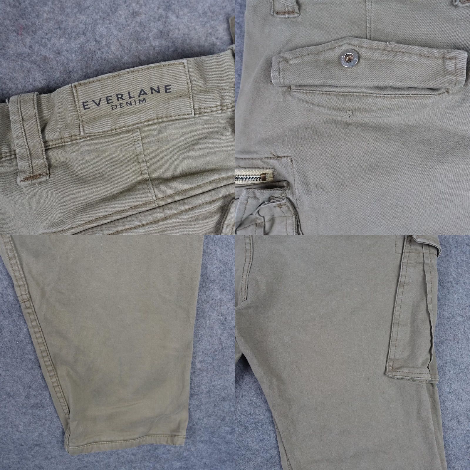 Everlane Everlane Cargo Pants Mens 34x24 Beige Utility Adjustable Waist Pockets Workwear Size US 34 / EU 50 - 8 Thumbnail