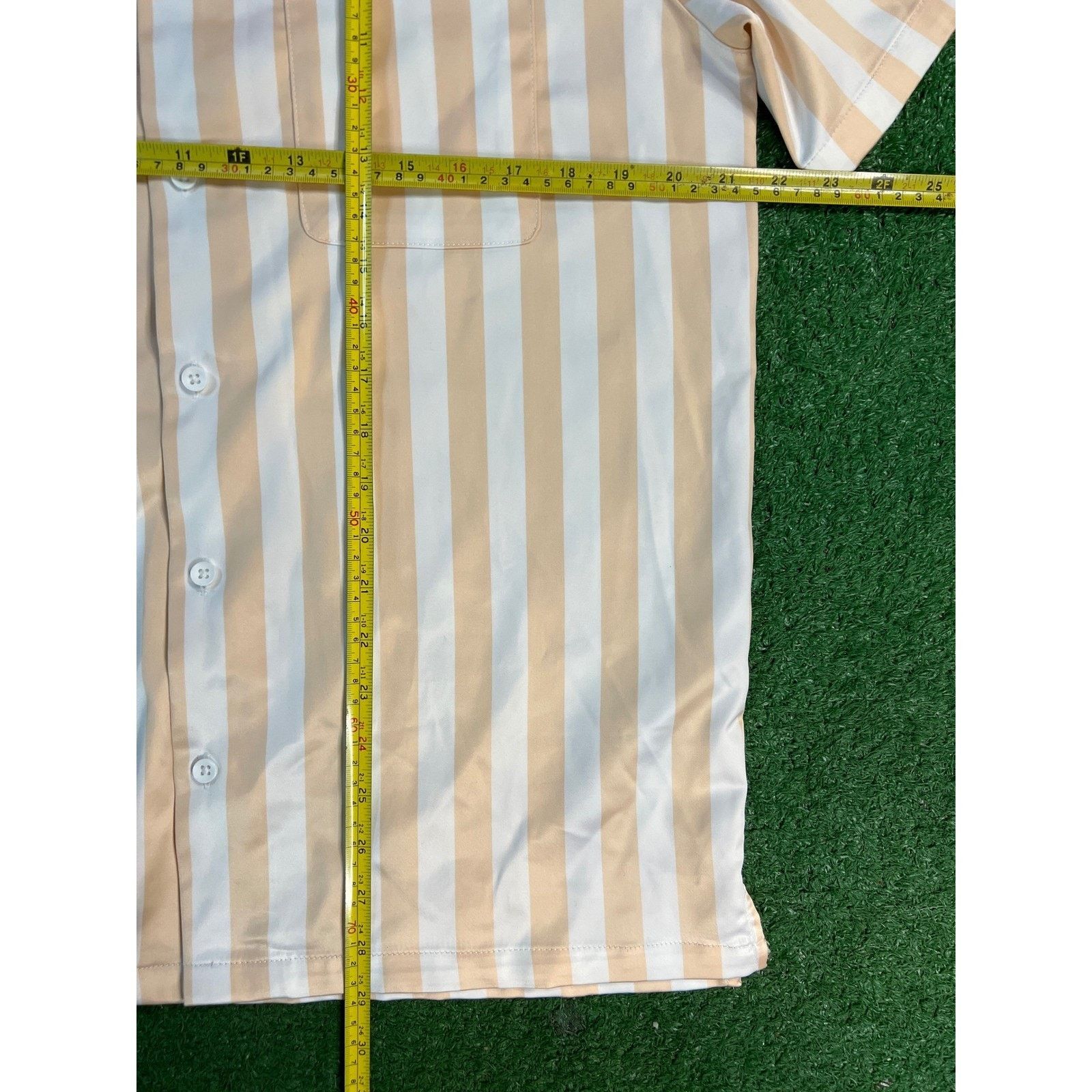 Urban Outfitters Urban outfitters Striped Camp Collar Shirt Button Down MD Size US M / EU 48-50 / 2 - 6 Thumbnail