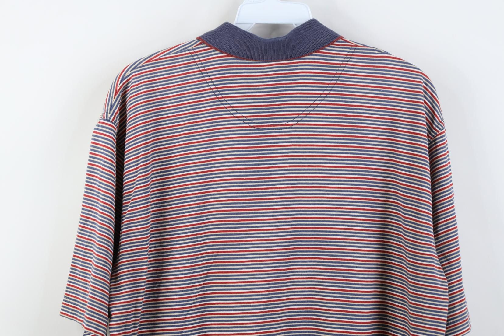 Vintage Vintage 90s Streetwear Striped Knit Collared Golf Polo Shirt Size US M / EU 48-50 / 2 - 13 Thumbnail