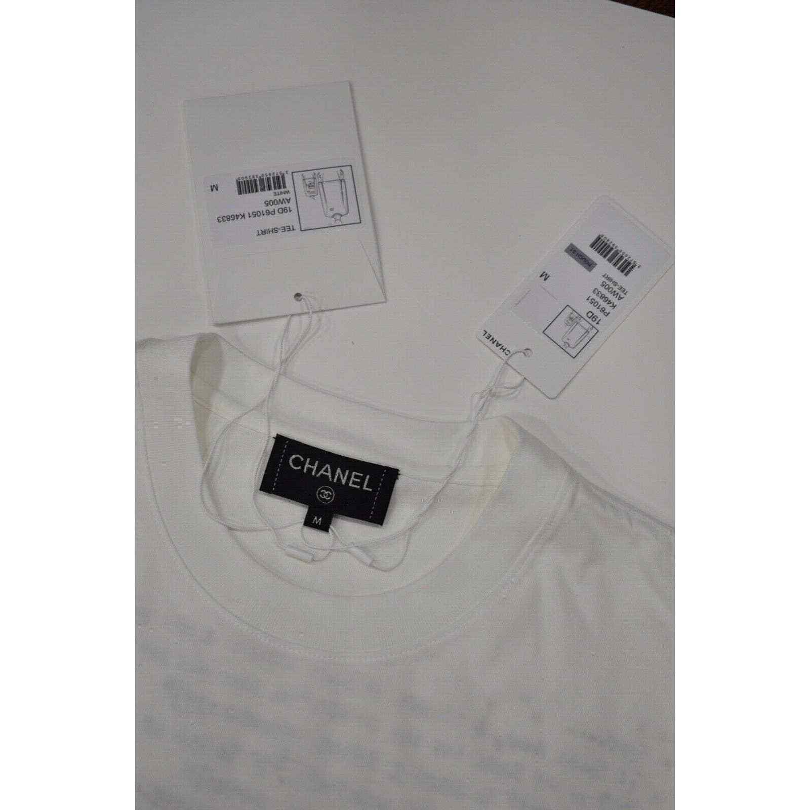 Chanel Chanel X Pharrell Collection Long Sleeve Graffiti Tee Shirt Size M / US 6-8 / IT 42-44 - 7 Thumbnail