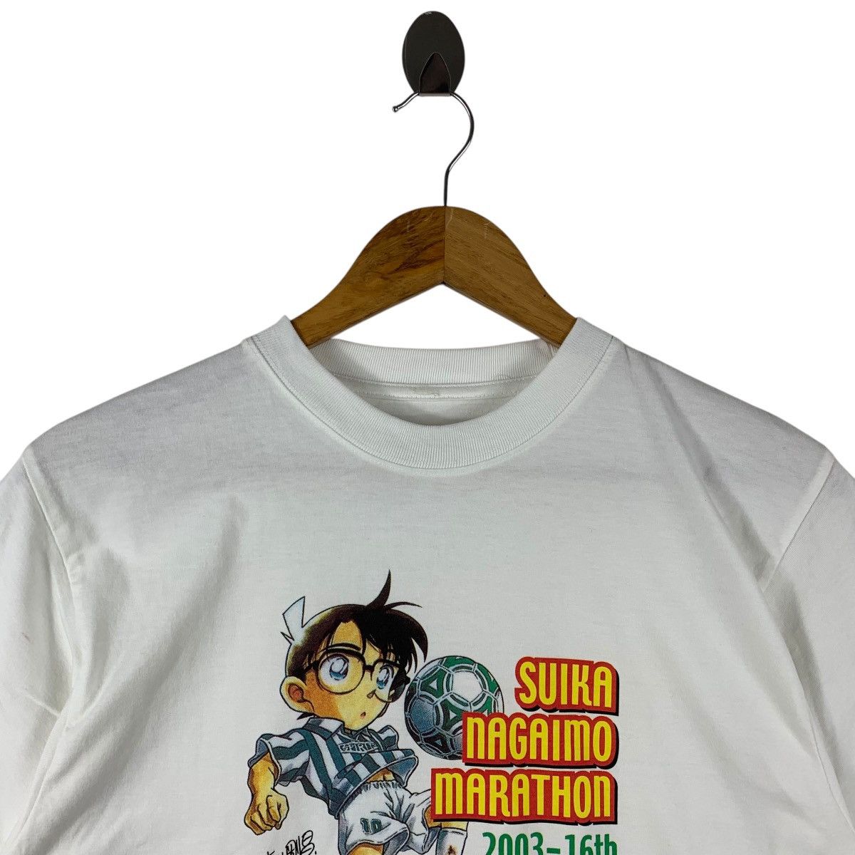 Anime Vintage DETECTIVE CONAN suika nagaimo marathon printed tee Size US S / EU 44-46 / 1 - 2 Thumbnail