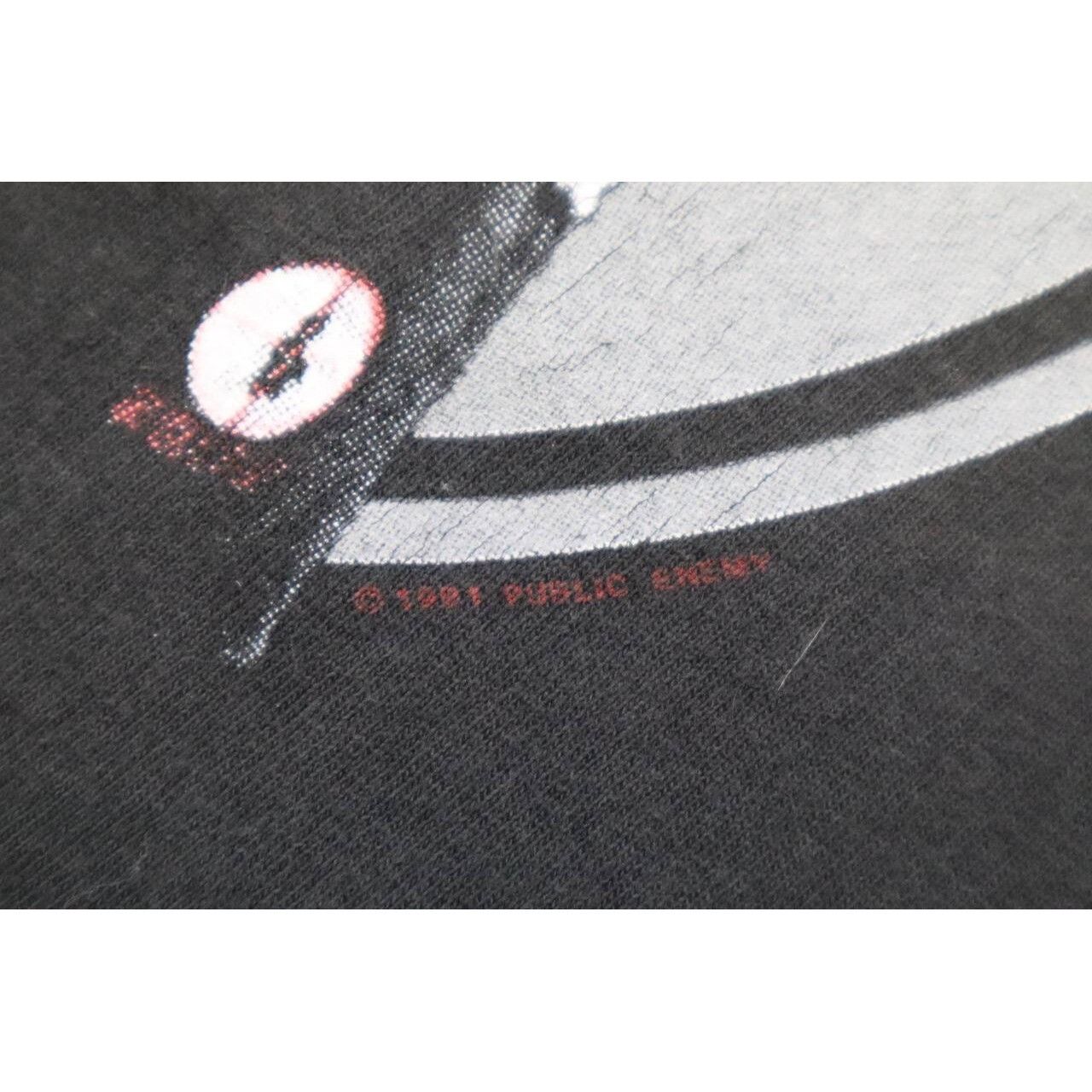 Vintage VTG 1991 Public Enemy Apocalypse 91 Rap Tee XL Black Hip Hop Size US XL / EU 56 / 4 - 5 Thumbnail