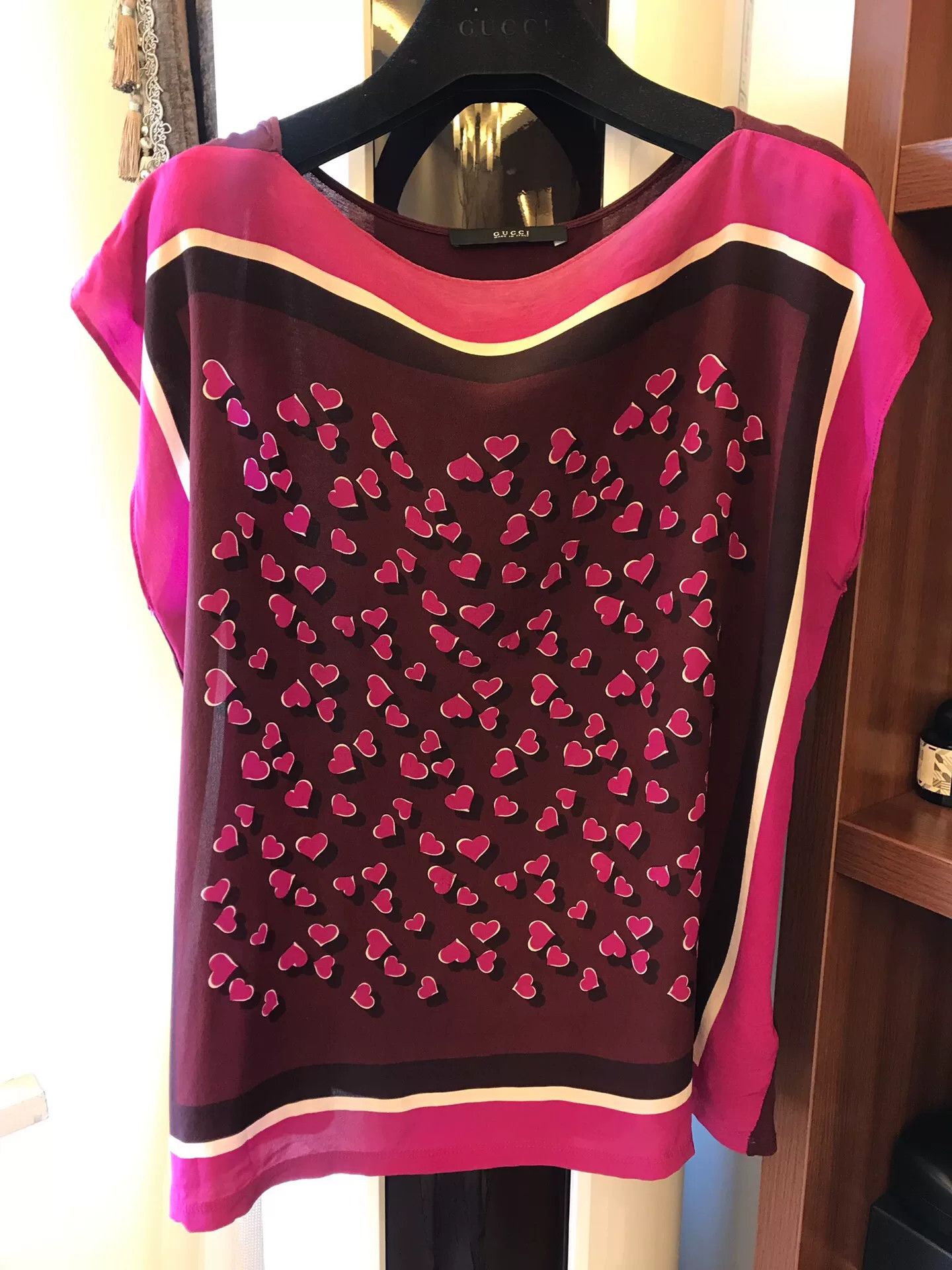 Gucci Gucci Jun Ji-hyun Runway Limited Silk Top Size M / US 6-8 / IT 42-44 - 1 Thumbnail