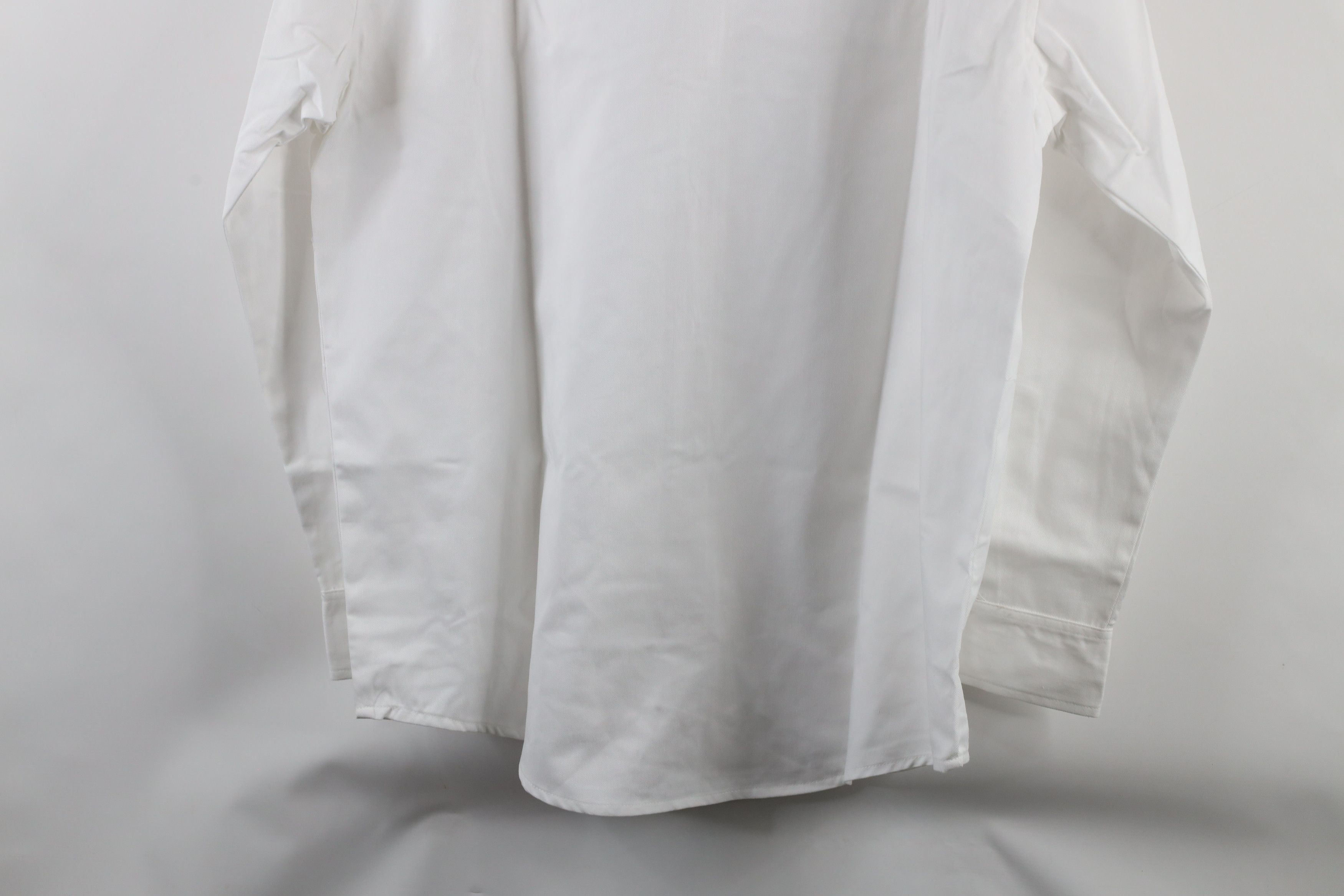 Big Mac × Vintage Vintage 90s Big Mac Workwear Collared Button Shirt White Size US L / EU 52-54 / 3 - 9 Thumbnail