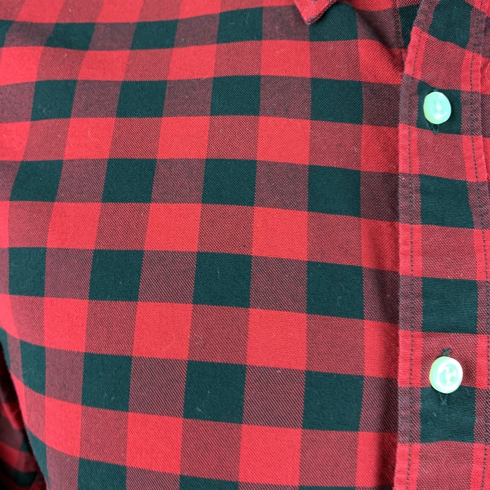 J.Crew J.CREW Size L Red Black Checkered Cotton Long Sleeve Shirt Size US L / EU 52-54 / 3 - 2 Thumbnail