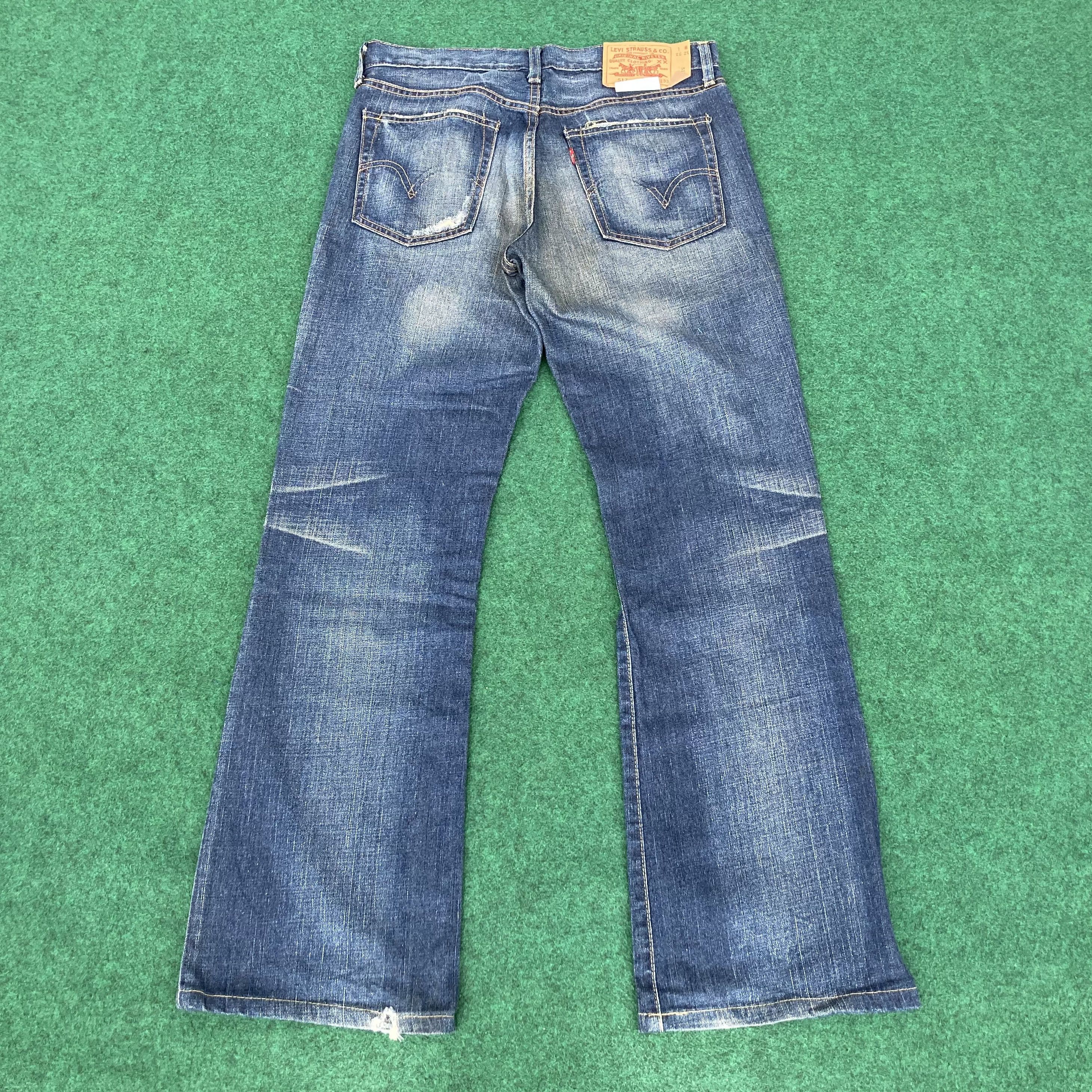 Levi's Vtg Levis 517 Denim Bootcut Flared Jeans Size US 31 - 10 Thumbnail