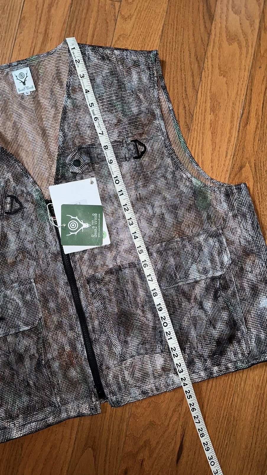 Nepenthes × South2 West8 Brush Trek Mesh Vest Camo Size US L / EU 52-54 / 3 - 5 Thumbnail