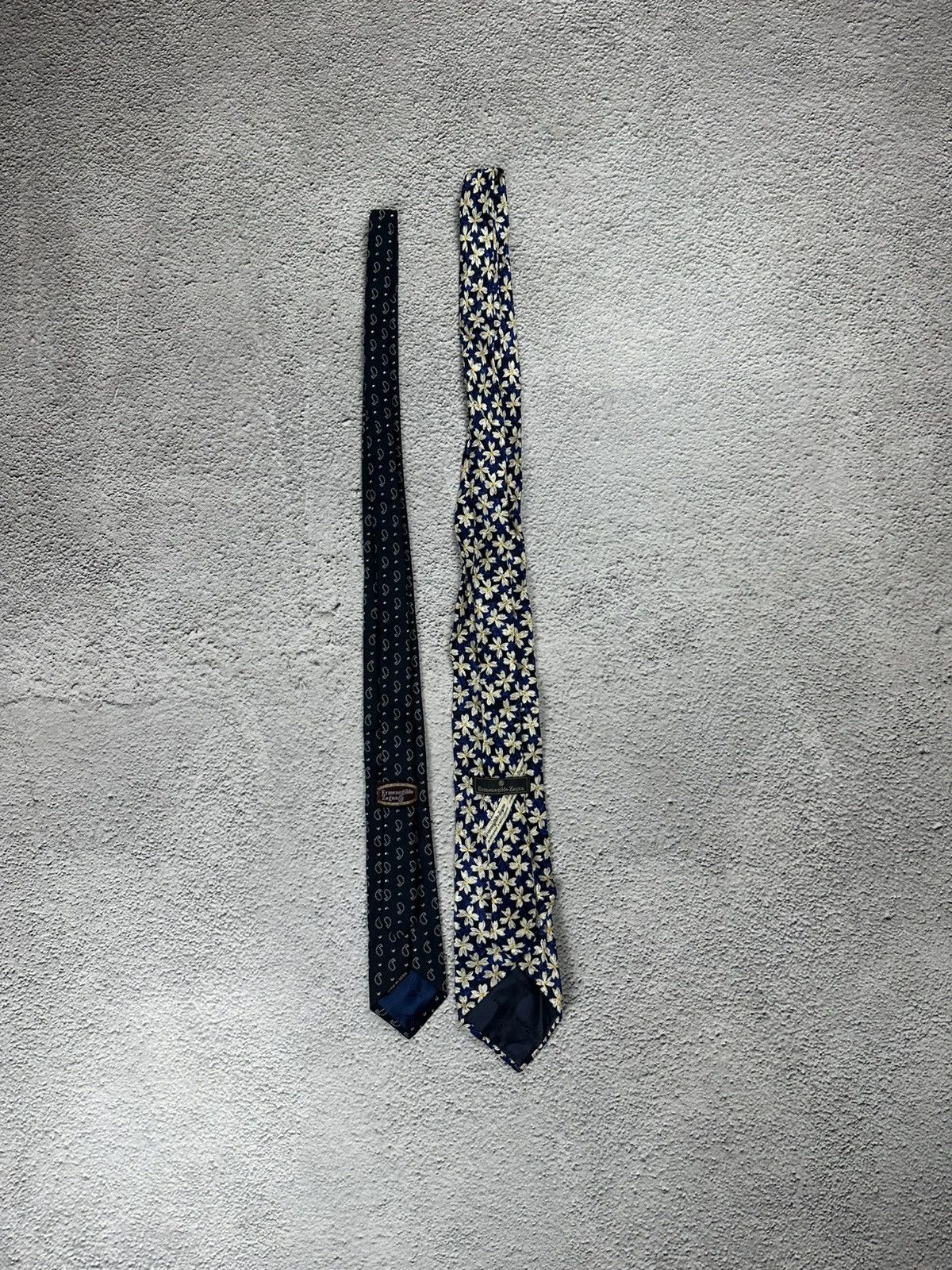 Ermenegildo Zegna Vintage Ermenegildo Zegna Tie x2 Old Money Style Size ONE SIZE - 1 Thumbnail