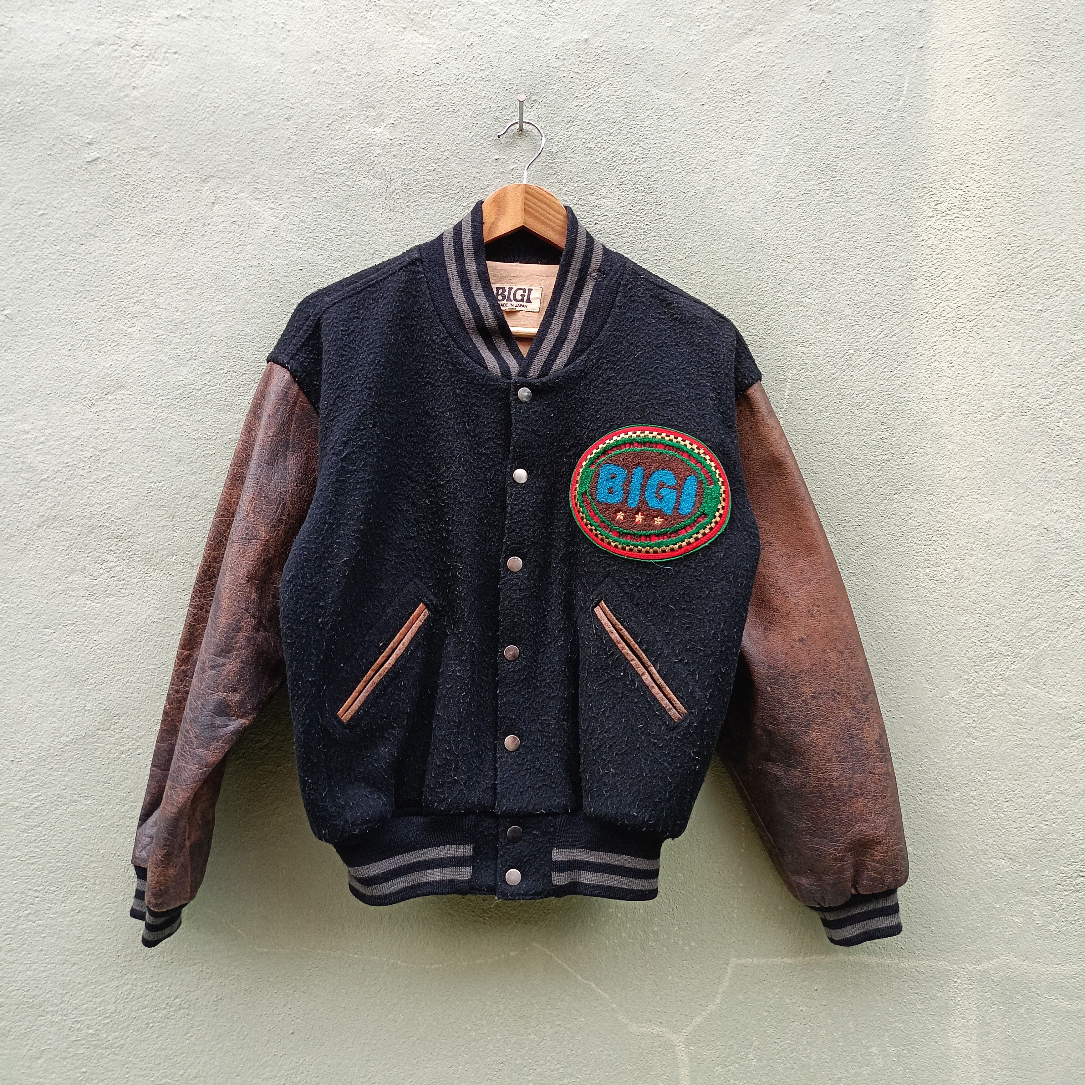 Japanese Brand Bigi Aerodrome hyper -tokyo Varsity jacket Size US L / EU 52-54 / 3 - 2 Thumbnail