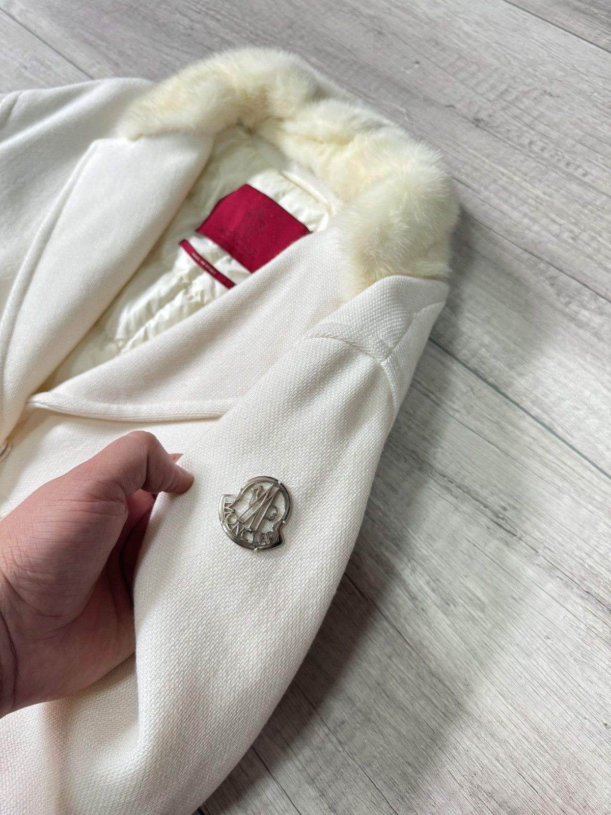 Moncler Very Rare Moncler Gamme Rouge Puffer Coat Wool Jacket Size XS / US 0-2 / IT 36-38 - 4 Thumbnail