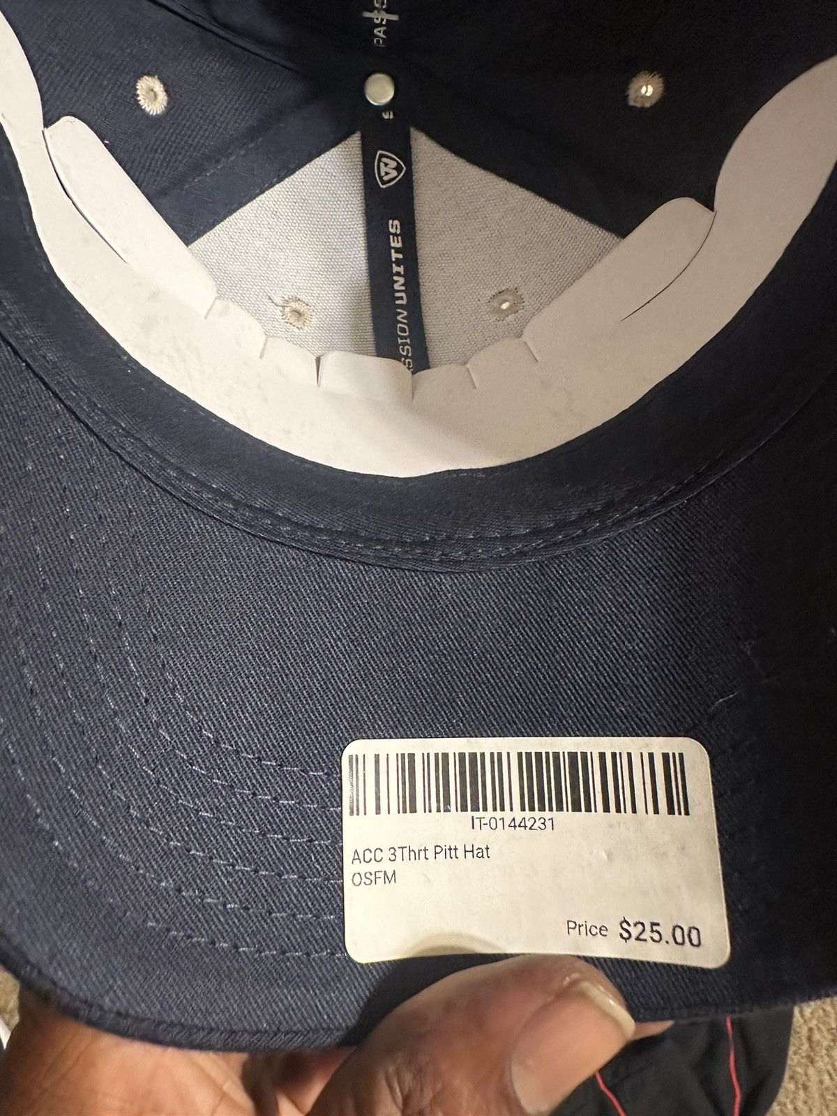 NCAA × Vintage Vintage NCAA University of Pittsburgh panthers hat Size ONE SIZE - 8 Thumbnail