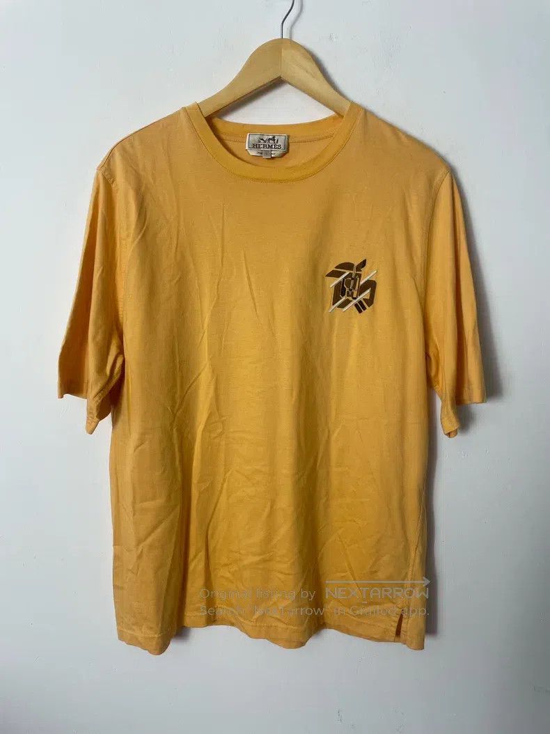 Hermes Hermes Cantaloupe Color Short Sleeve Size L / US 10 / IT 46 - 1 Thumbnail