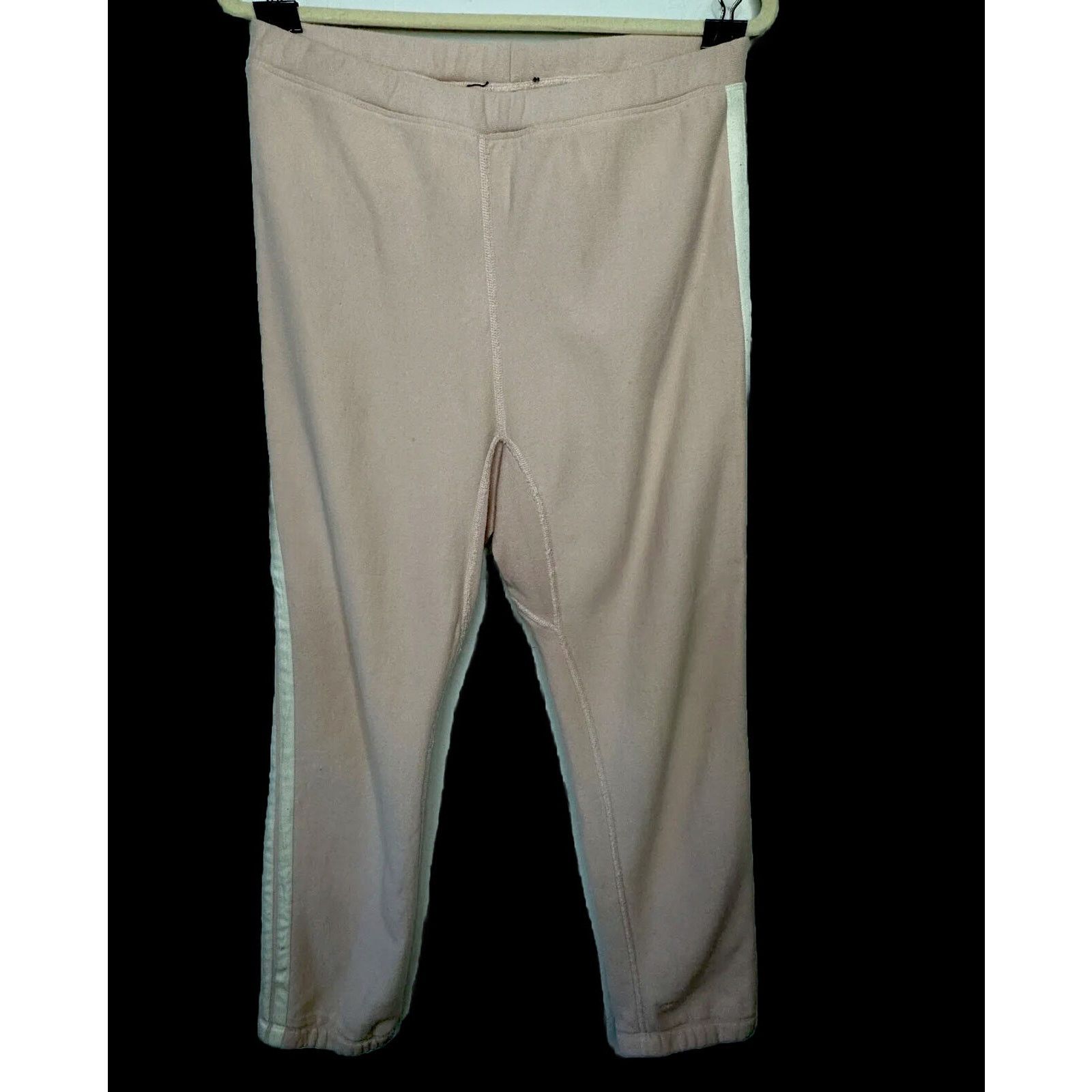 Pink Light Pink Drawstring High Waist Jogger White Side Stripe M Size 30" / US 8 / IT 44 - 13 Thumbnail
