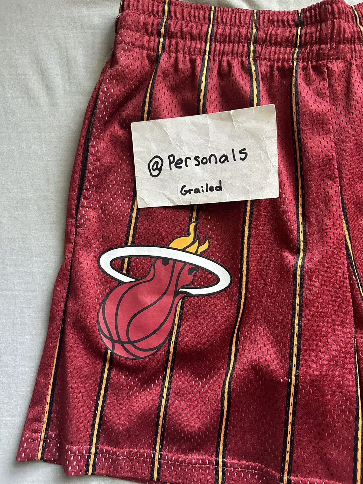 Eric Emanuel × NBA Eric Emanuel Miami Heat Shorts Large Size US 34 / EU 50 - 4 Thumbnail
