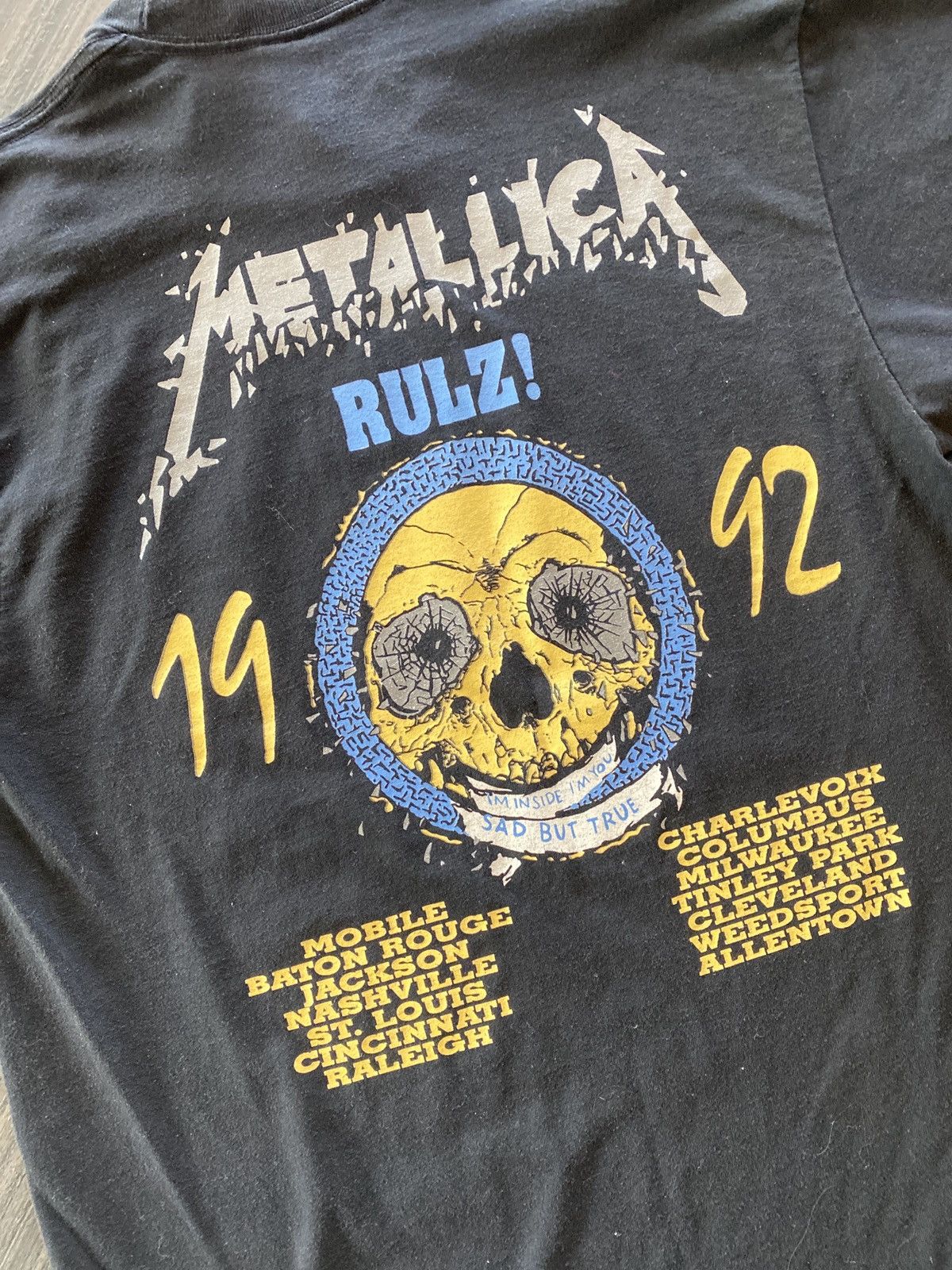 Metallica Metallica Rulz ! live in concert 92 tour shirt L Size US L / EU 52-54 / 3 - 4 Thumbnail