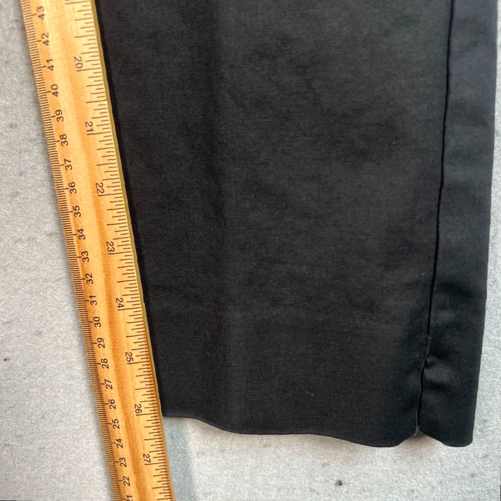 Vintage VINTAGE Bass Womens Black Dress Pants Size 4 Regular Cotton Blend Slim Fit Casual Size 27" / US 4 / IT 40 - 7 Thumbnail