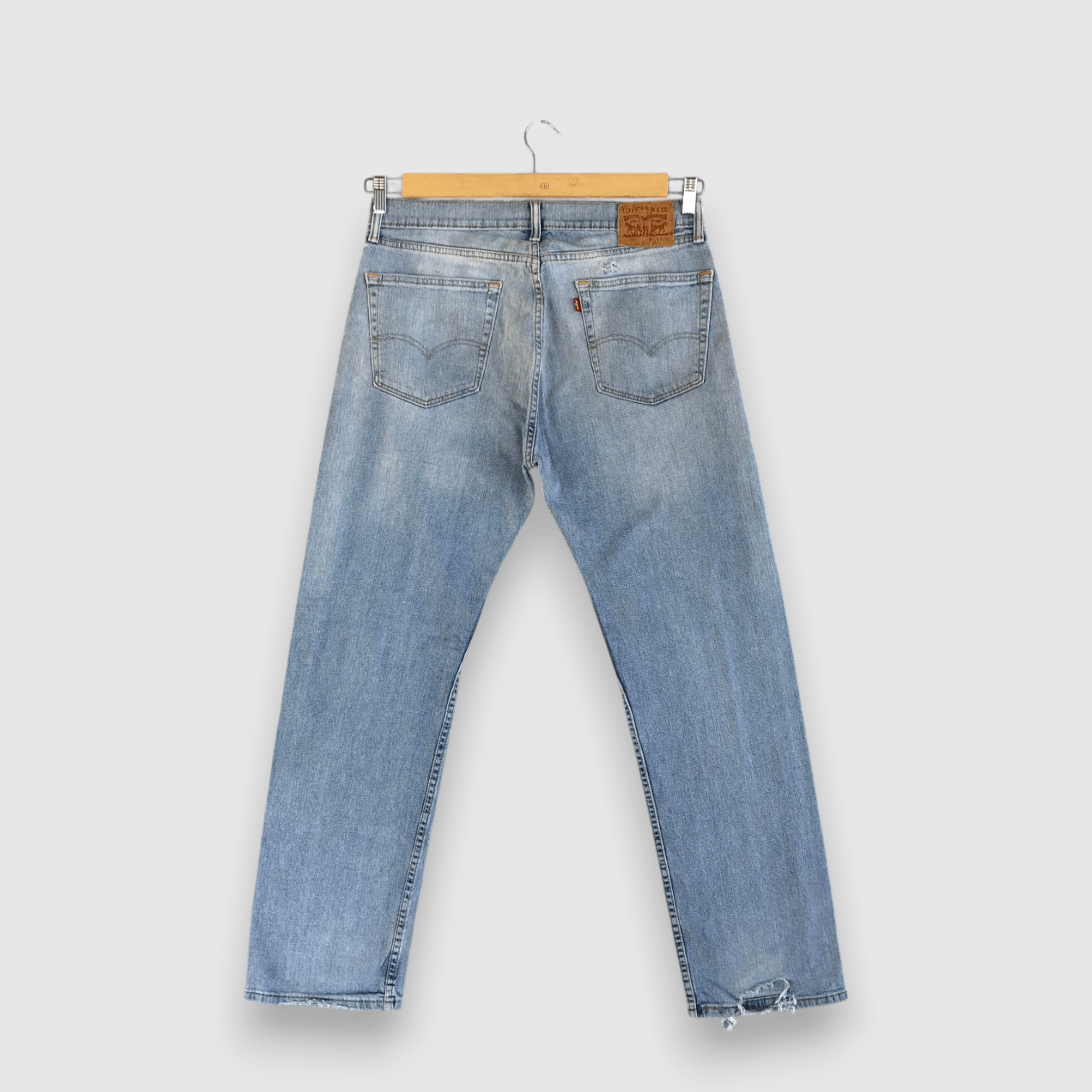 Levi's Vintage 90's Levis 505 Light Wash Jeans Faded Levis Denim Size US 34 / EU 50 - 2 Thumbnail
