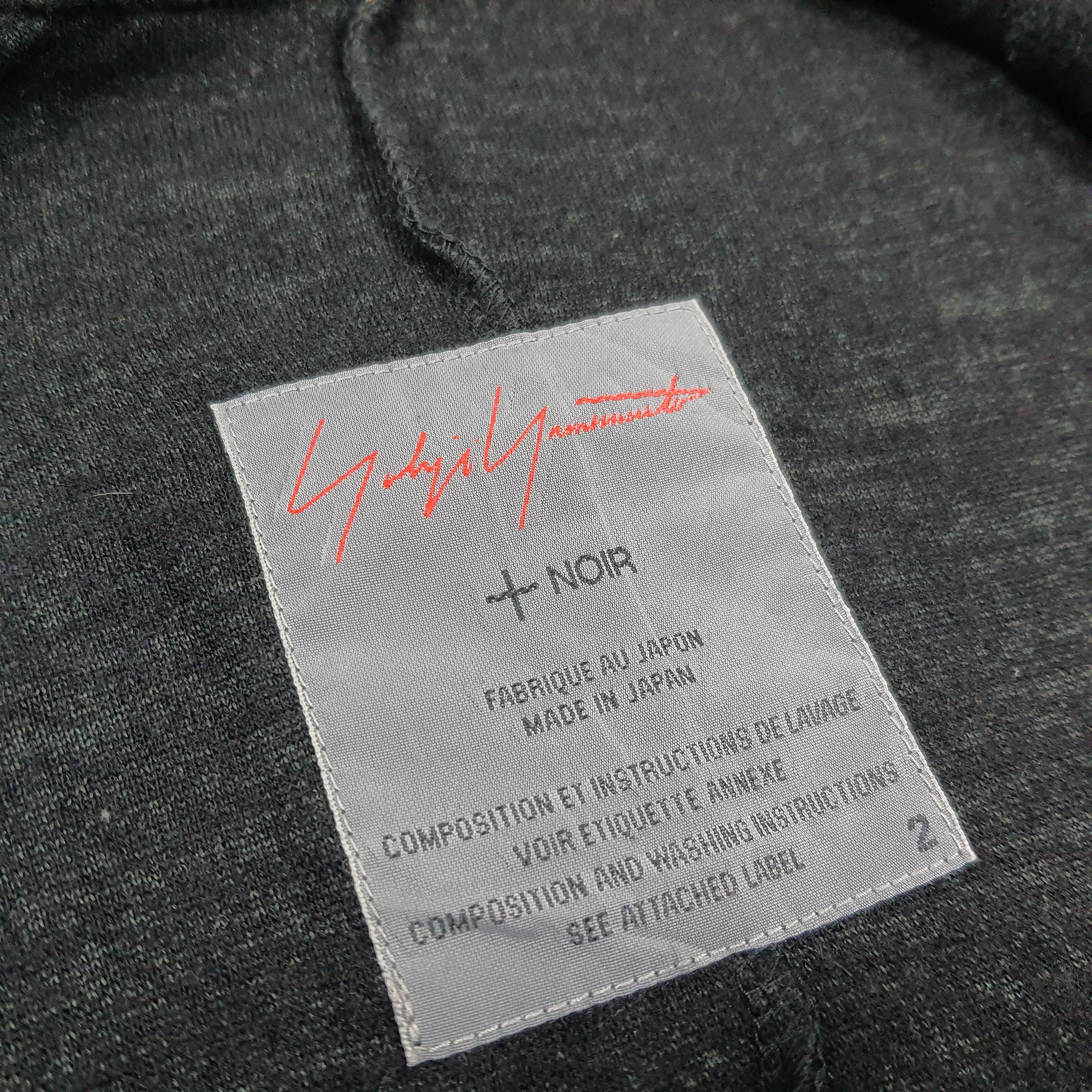 Yohji Yamamoto Archival Yohji Yamamoto +NOIR Wool Blend Avant-Garde Jacket Size US S / EU 44-46 / 1 - 5 Thumbnail