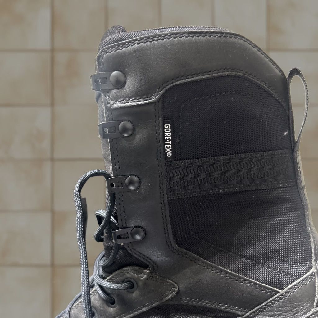 Danner Danner Striker Gore Tex Boots Leather Black 15 US Men Footwear Combat Lace Zipper Upper Leather Gore Tex Outsole Leather Size US 15 / EU 48 - 1 Thumbnail