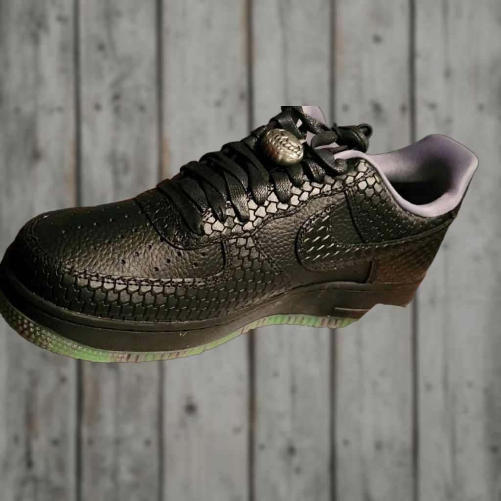Nike Nike Air Force 1 Low Premium Halloween 2023 Men Black Size 10 Sneaker Size US 10 / EU 43 - 1 Thumbnail