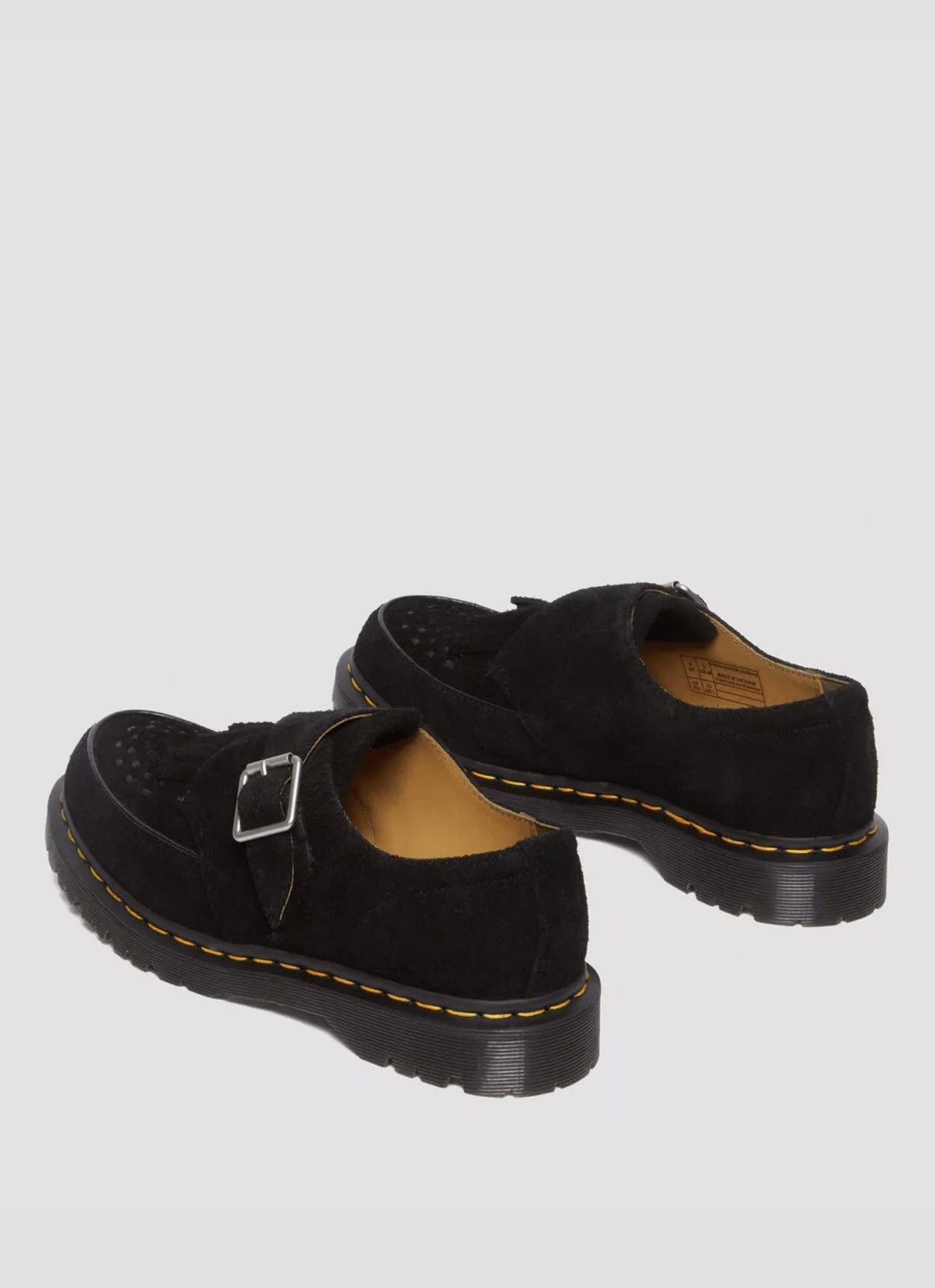Dr. Martens RAMSEY SUEDE KILTIE BUCKLE CREEPERS LOAFERS Size US 11.5 / EU 44-45 - 4 Thumbnail