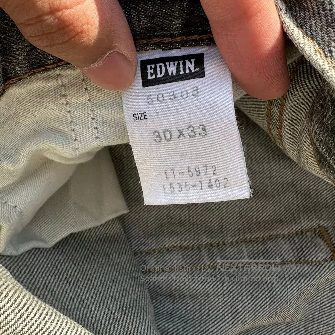 Vintage Vintage Edwin 503 Gray Jeans. Size US 30 / EU 46 - 3 Thumbnail