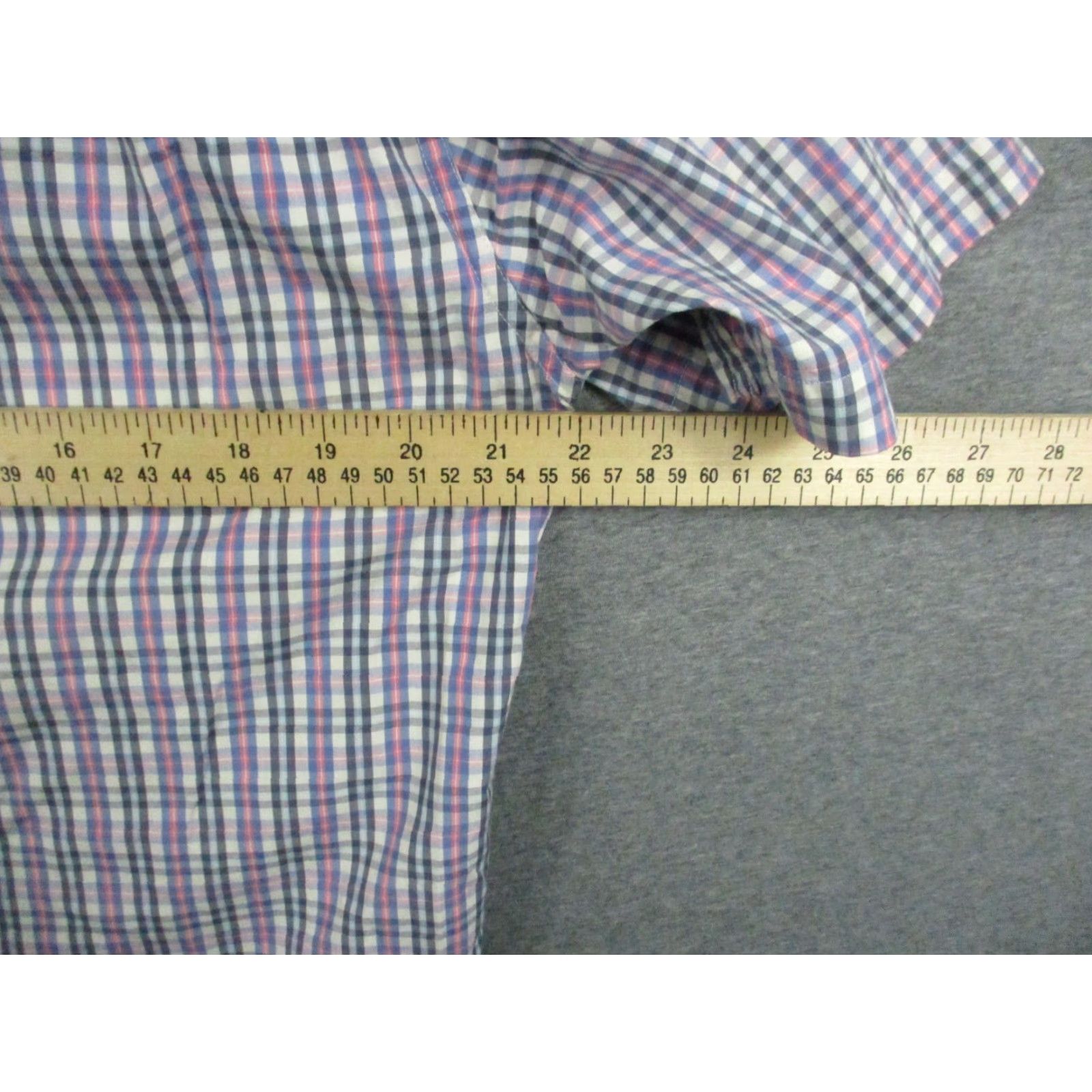 Vineyard Vines Vineyard Vines Wheeler Shirt Small Men's Blue Plaid Cotton Pocket Shirt Size US S / EU 44-46 / 1 - 7 Thumbnail