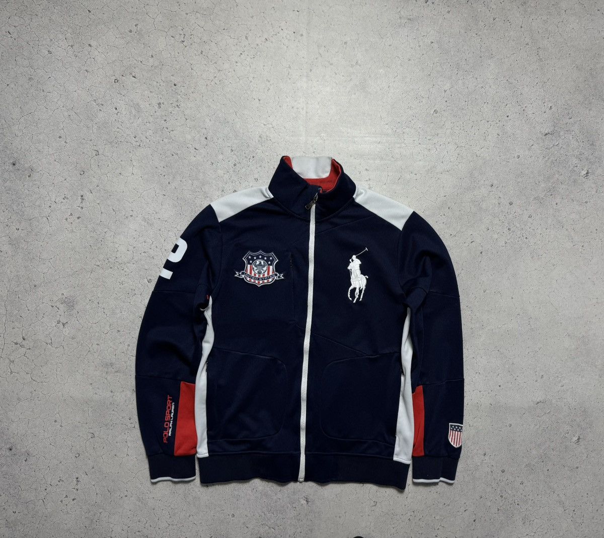 Polo Ralph Lauren Polo Ralph Lauren USA #2 Big Pony Full Zip Jacket PRL Size US M / EU 48-50 / 2 - 1 Thumbnail