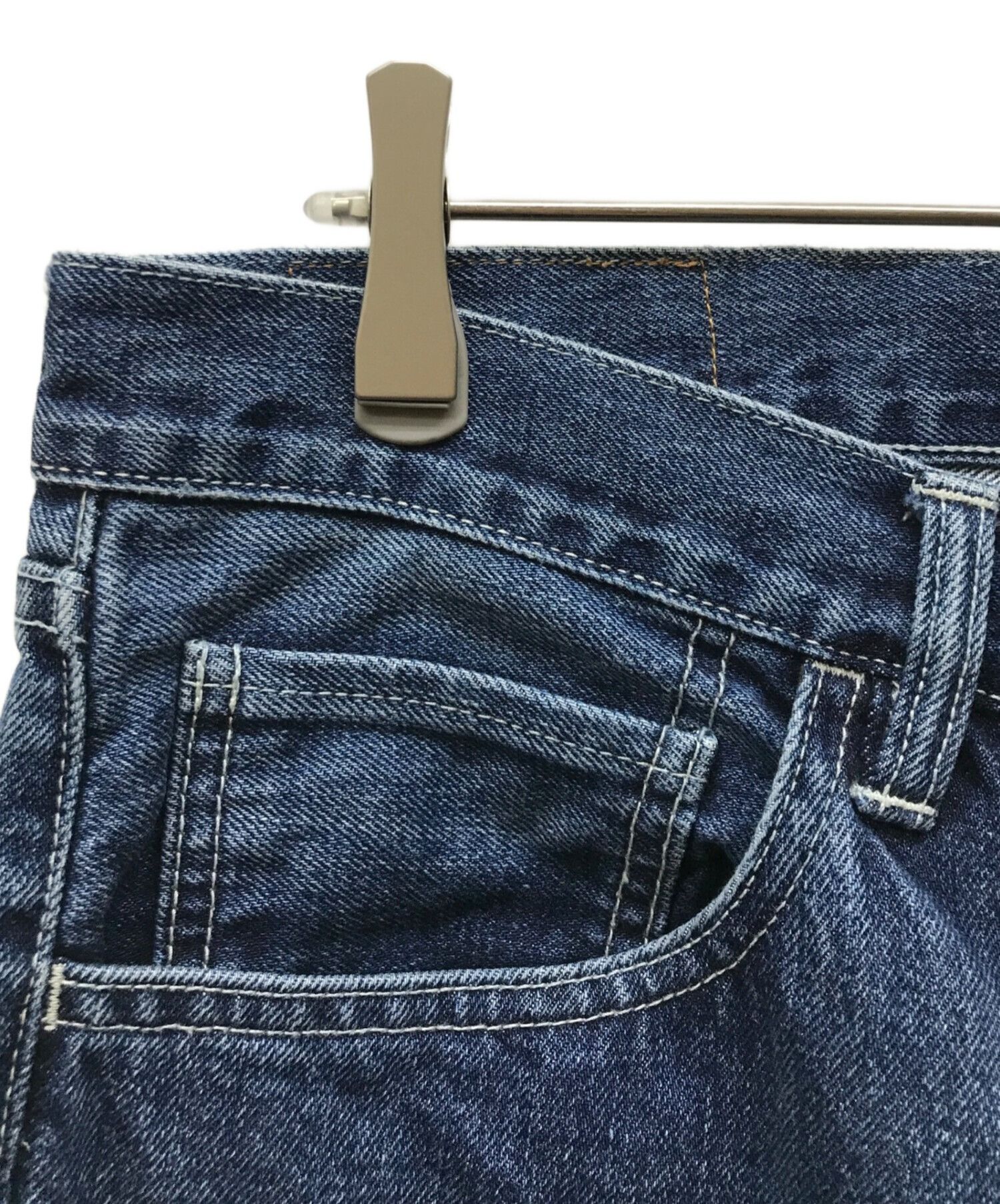 Bape A BATHING APE TWIN STA Denim Pants Indigo Size M Size US 30 / EU 46 - 3 Thumbnail