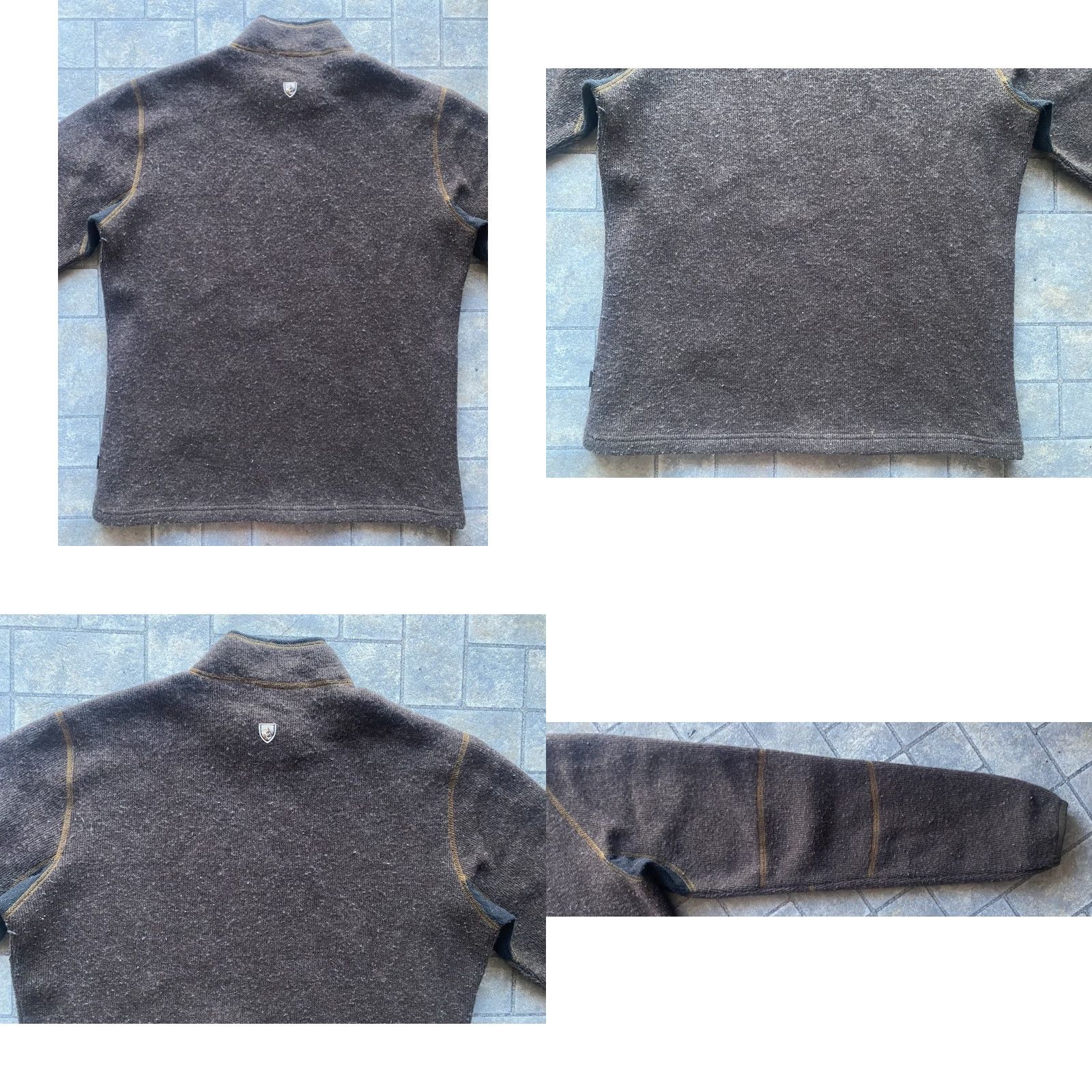 Vintage Kuhl Sweater 1/4 Zip Men Brown L Size US L / EU 52-54 / 3 - 9 Thumbnail