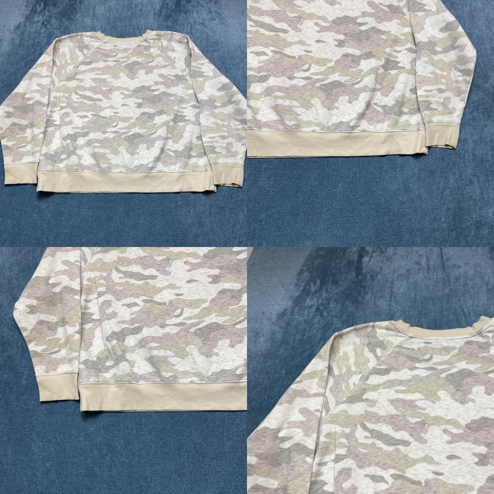 Old Navy Old Navy Sweatshirt Mens XL Beige Camouflage Raglan Sleeve Outdoor Size US XL / EU 56 / 4 - 9 Thumbnail