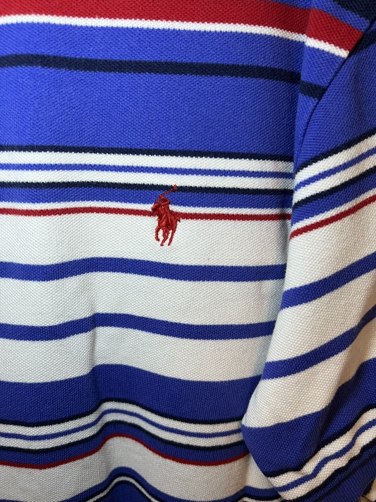 Polo Ralph Lauren Vintage Polo Ralph Lauren multicoloured stripe polo shirt Size US XL / EU 56 / 4 - 6 Thumbnail