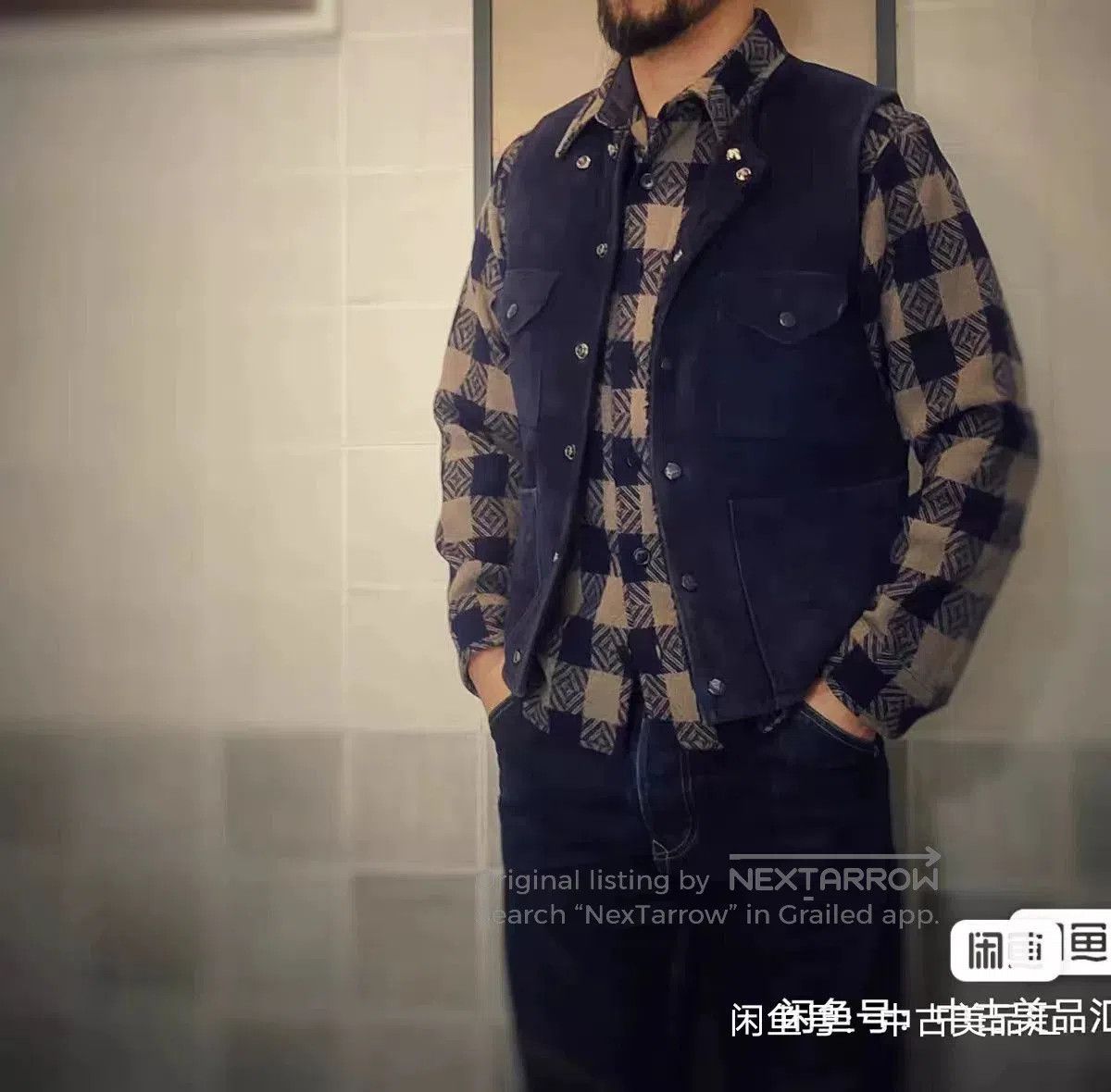 Tenderloin Tenderloin K7 Wool Shirt and Vest Set. Size US M / EU 48-50 / 2 - 5 Thumbnail