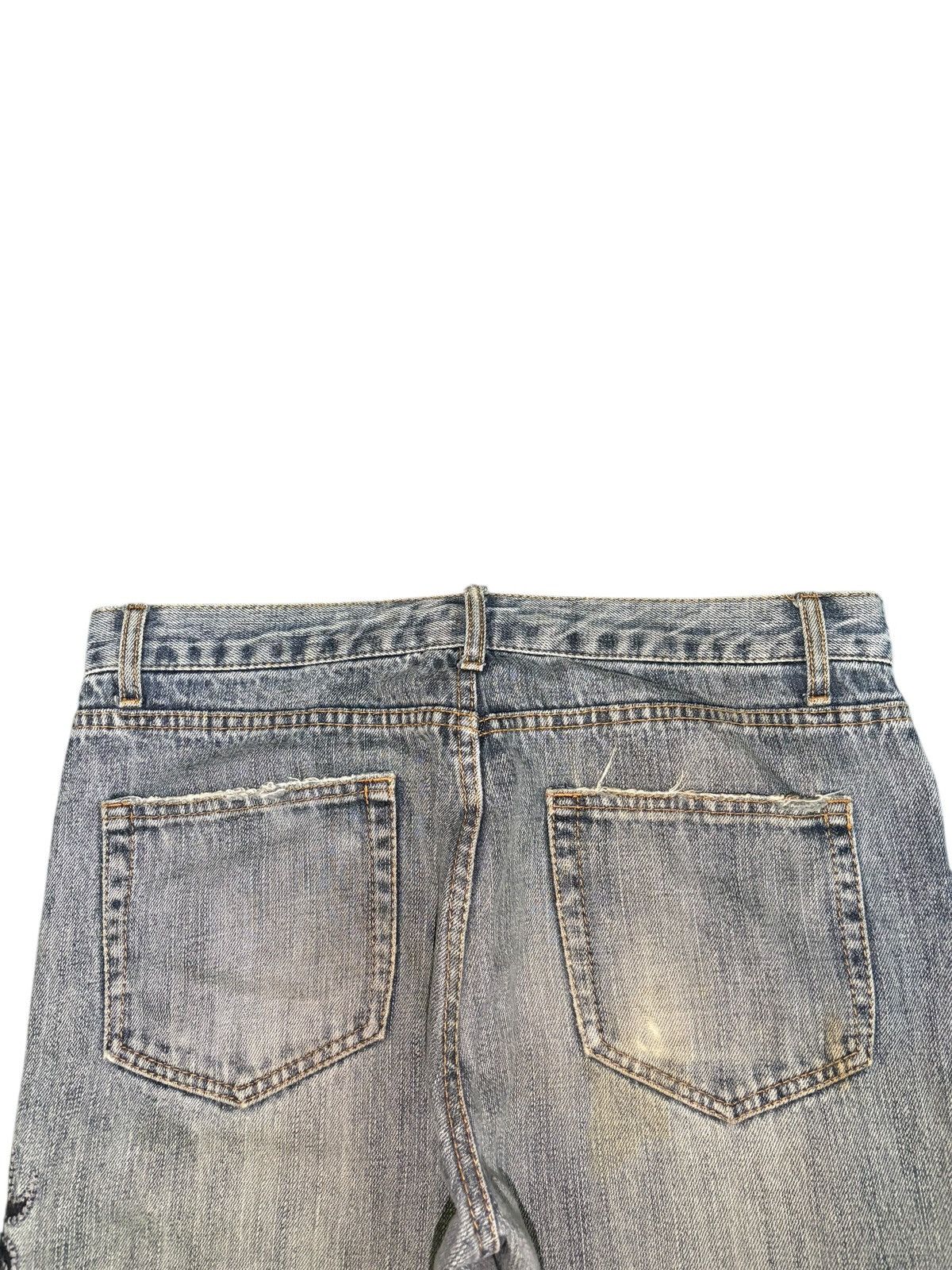 Ksubi Vintage Japanese Brand Embroidered Distressed Jeans Size 32" / US 10 / IT 46 - 4 Thumbnail
