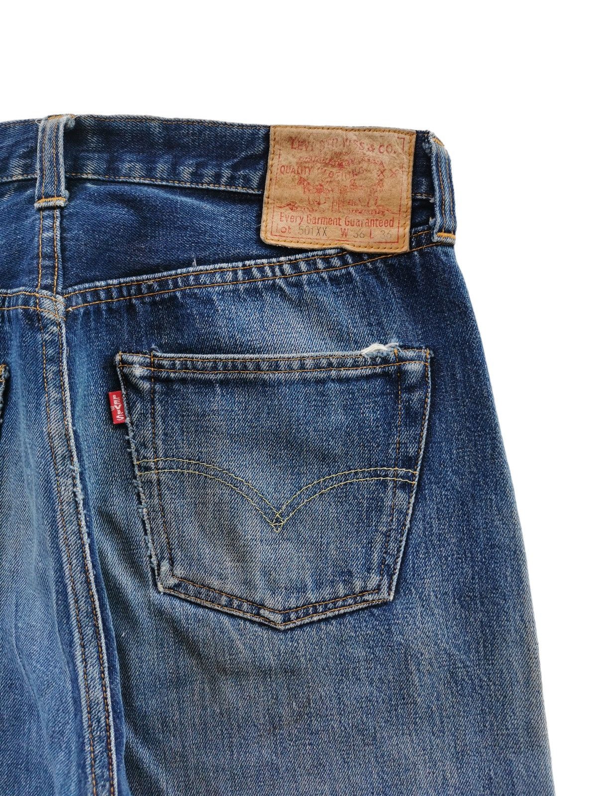 Levi's × Vintage × Who Decides War Levis 501xx Selvedge Style Who Decide War Size US 33 - 9 Thumbnail