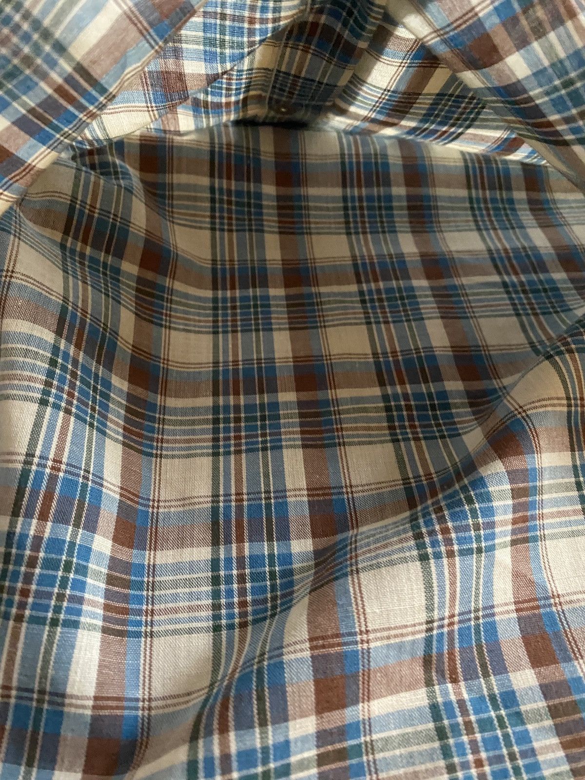Levi's Vintage 70’s Levi’s White Tab Pearl Snap Plaid Button Up Size US S / EU 44-46 / 1 - 9 Thumbnail