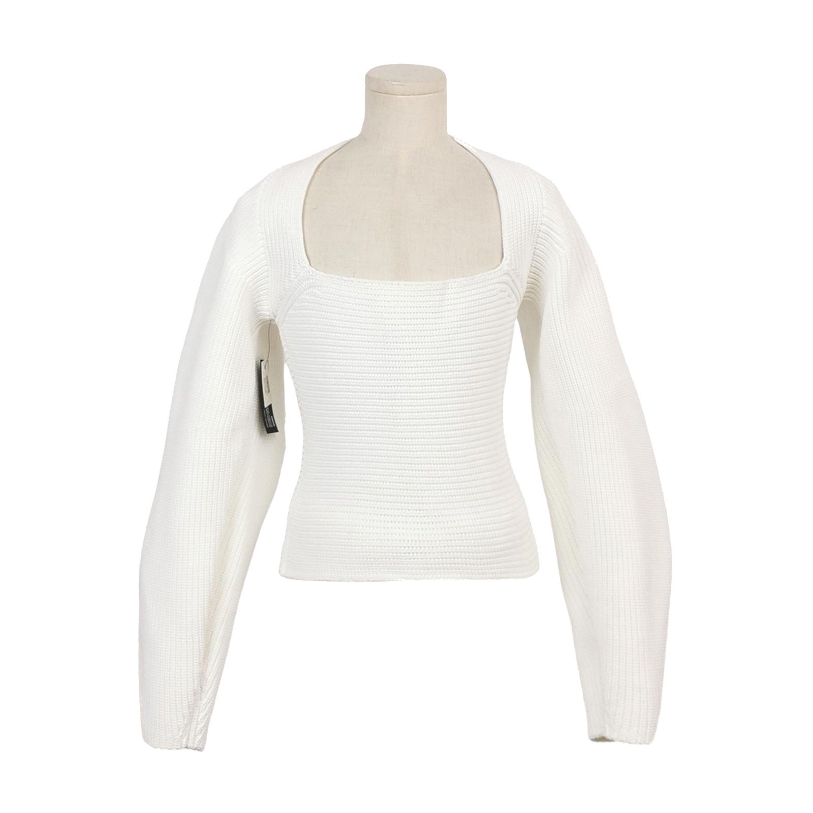 Alexander Wang Alexander Wang Ribbed Knit Sweater White Size XS Size XS / US 0-2 / IT 36-38 - 1 Thumbnail