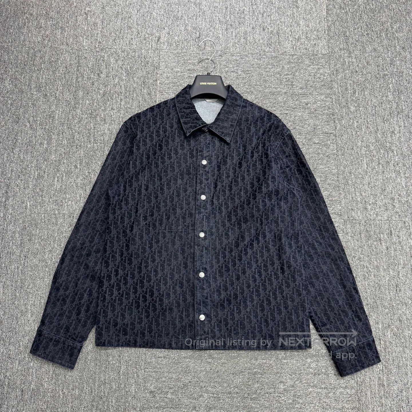 Dior Blue Patterned Long Sleeve Button-Up Shirt. Size US S / EU 44-46 / 1 - 1 Thumbnail