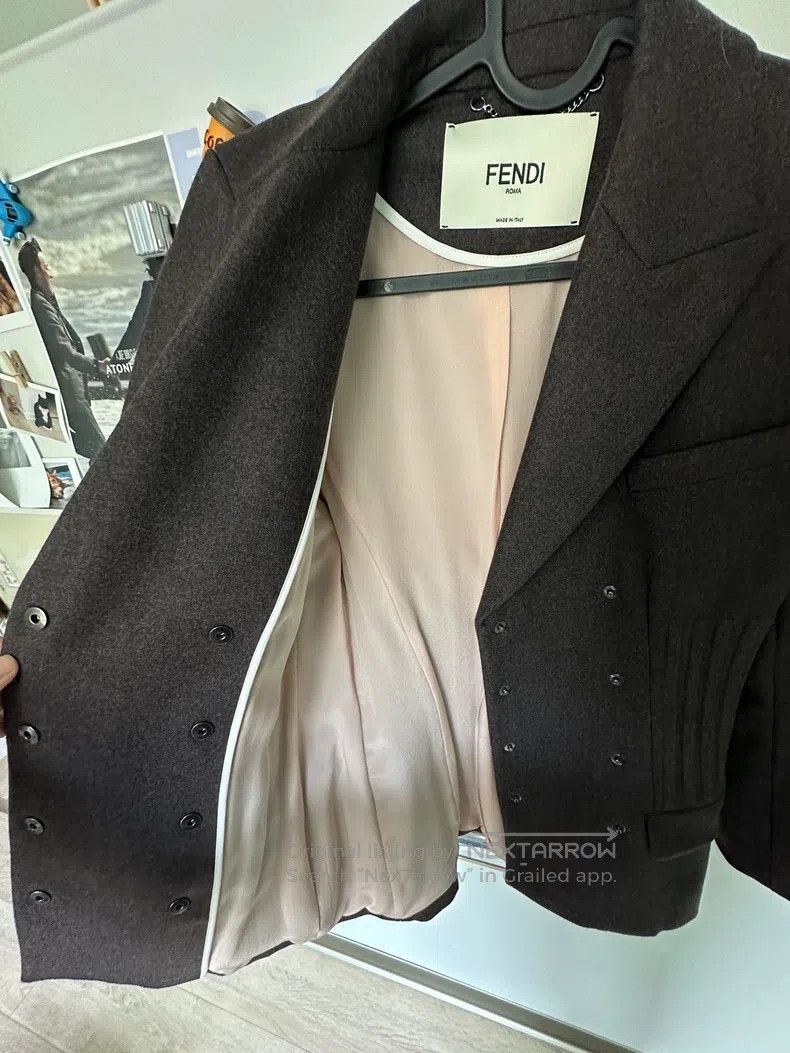 Fendi Fendi Women's wool coat Size XXS / US 00 / IT 34 - 6 Thumbnail