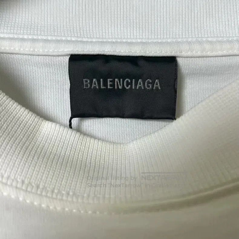 Balenciaga Balenciaga Reversed logo white tee, size 3 Size US L / EU 52-54 / 3 - 5 Thumbnail
