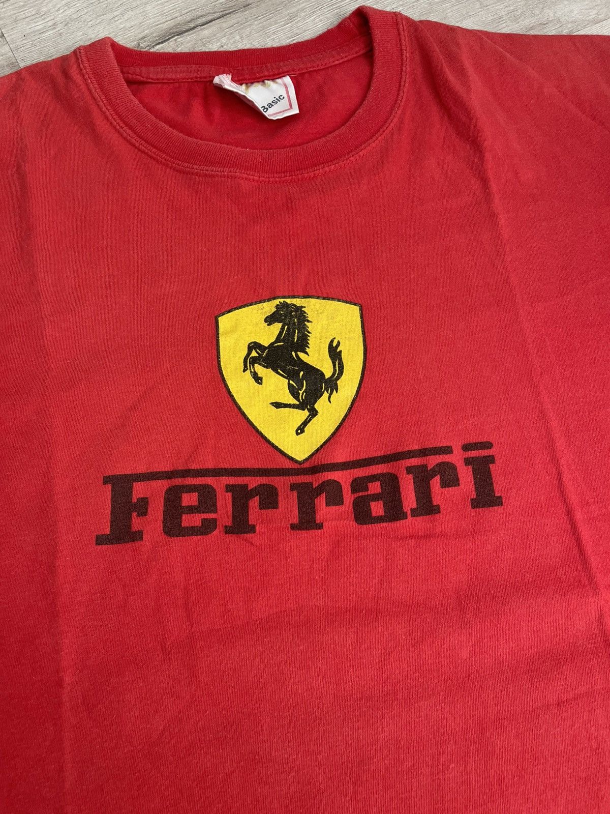Designer Vintage 2000s Ferrari Big Logo Clasic Tee Carhartt Style Y2k Size US XL / EU 56 / 4 - 4 Thumbnail