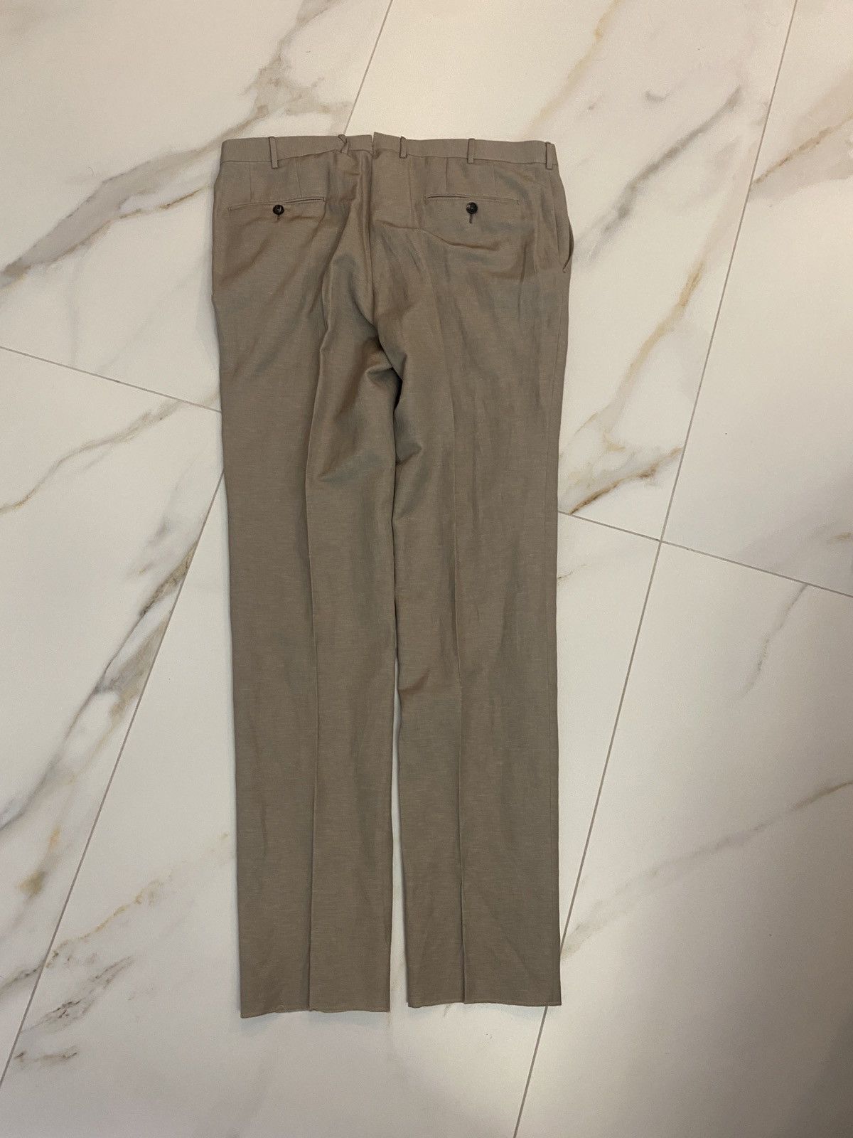 Ermenegildo Zegna Beige Zegna Dress Pants Size US 36 / EU 52 - 4 Thumbnail