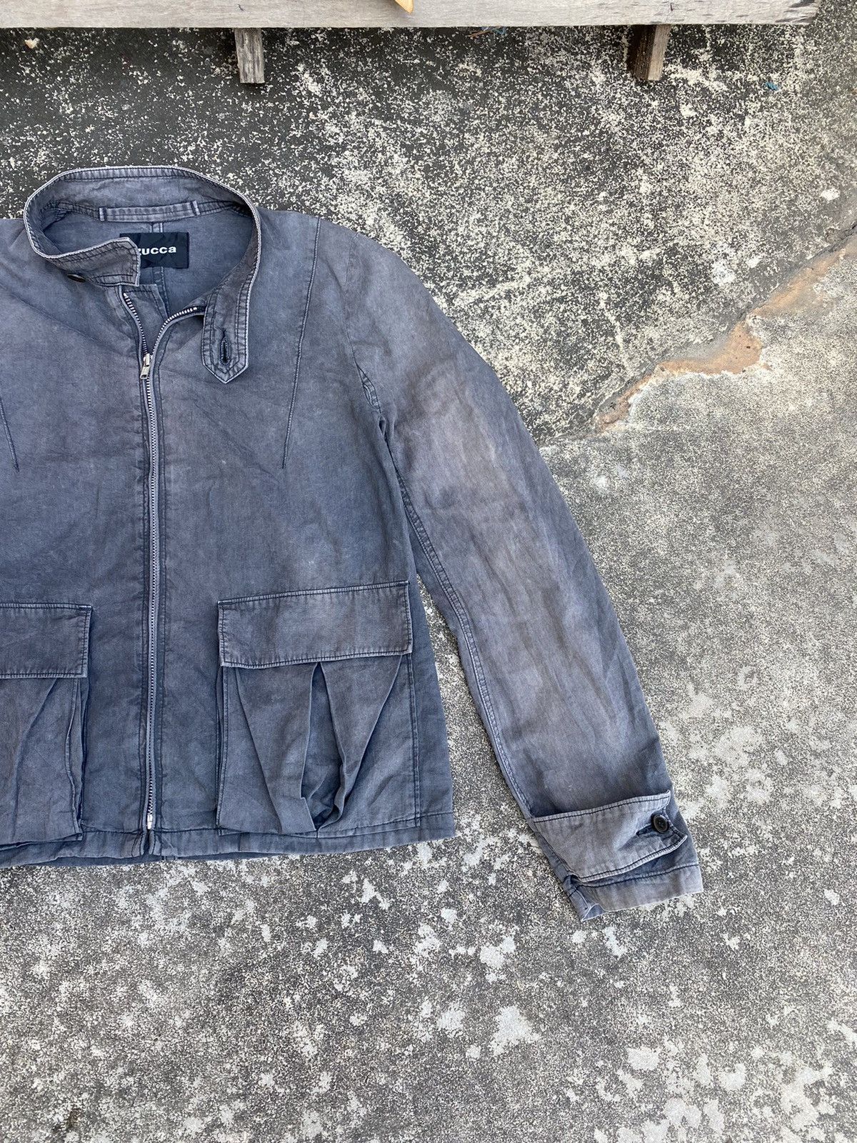 Zucca ❗️Sunfaded ❗️Vintage Zucca by Issey Miyake Bikers Jacket Size M / US 6-8 / IT 42-44 - 2 Thumbnail