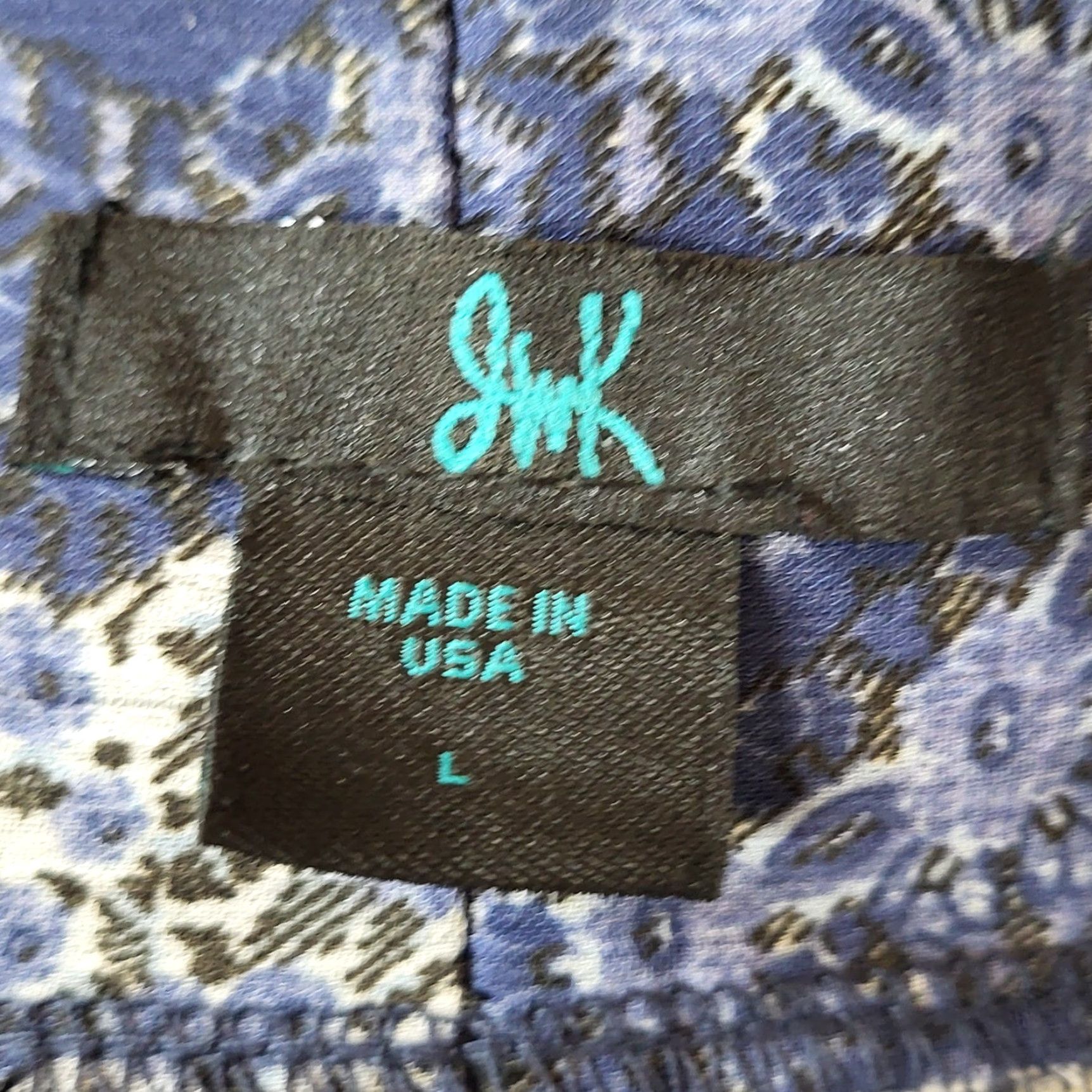 Vintage Skyline Bohemian Kimono Cardigan Women L Paisley Lace Crochet Sheer Blue White Chiffon Polyester Size L / US 10 / IT 46 - 5 Thumbnail